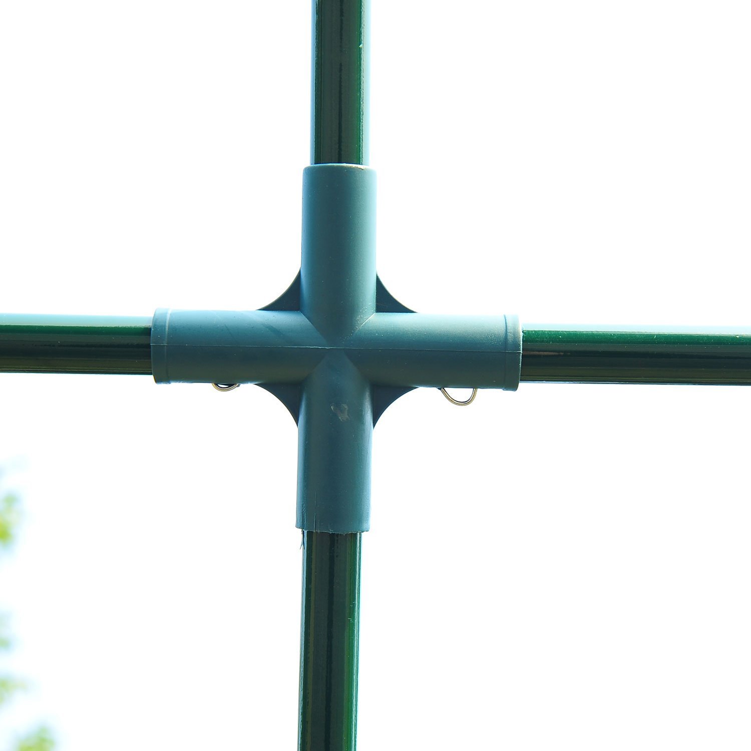 Outsunny 98.4inch Dome Walk In Green House Transparent