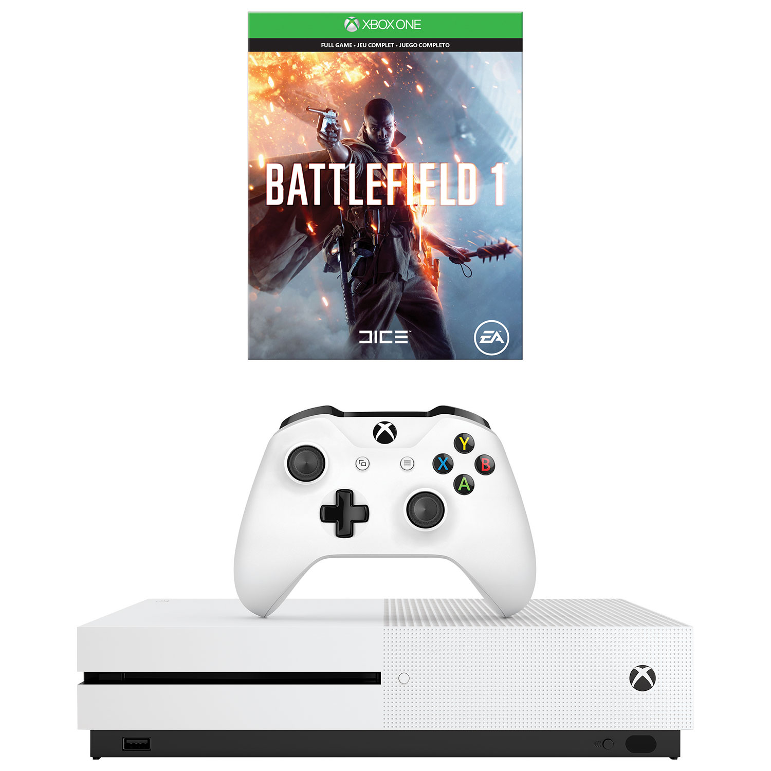 Xbox One S 500GB Battlefield 1 Bundle