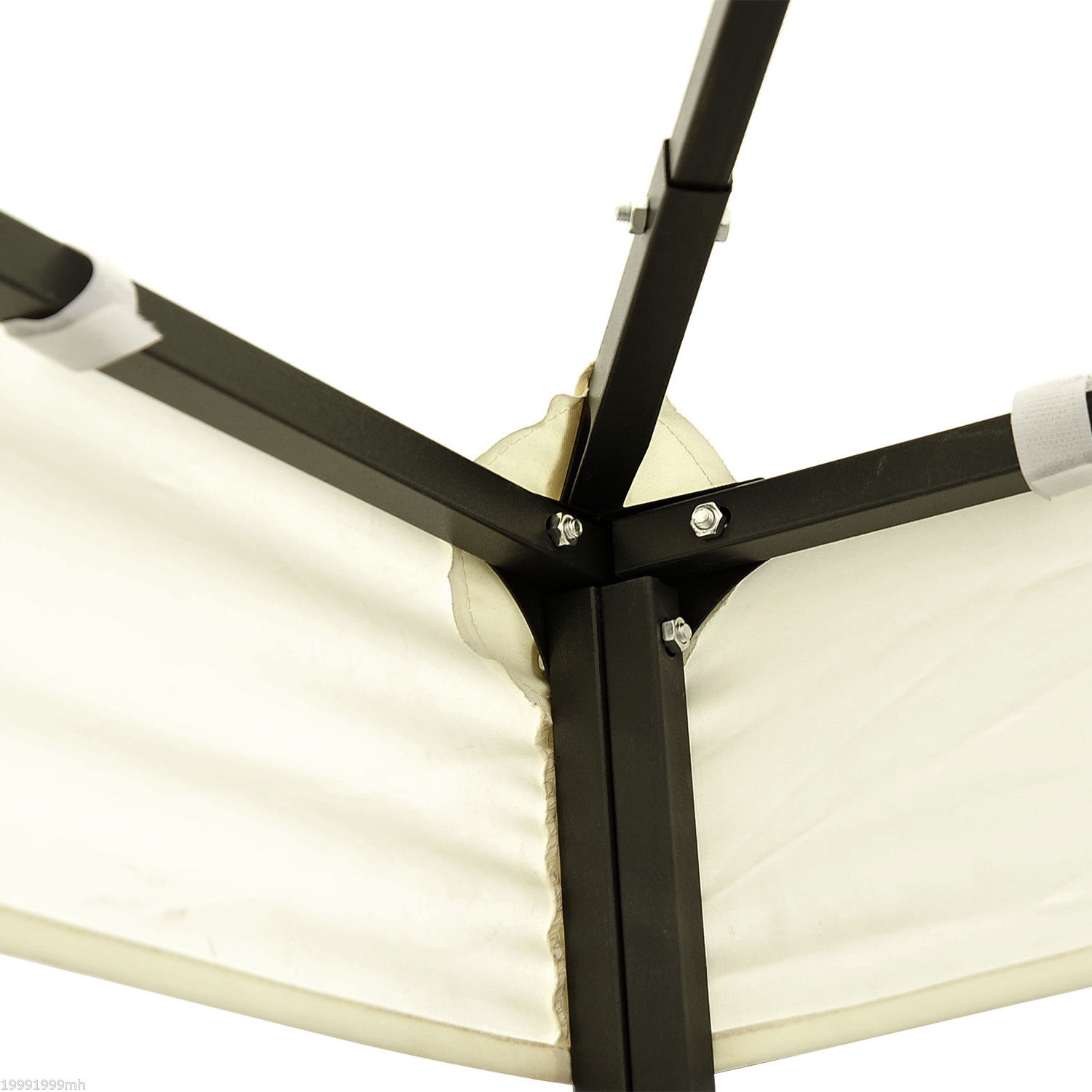 Toit de rechange pour abri de jardin Outsunny à 2 niveaux UV, toit de jardin, extérieur, blanc crème, 13.1 pi x 9.8 pi