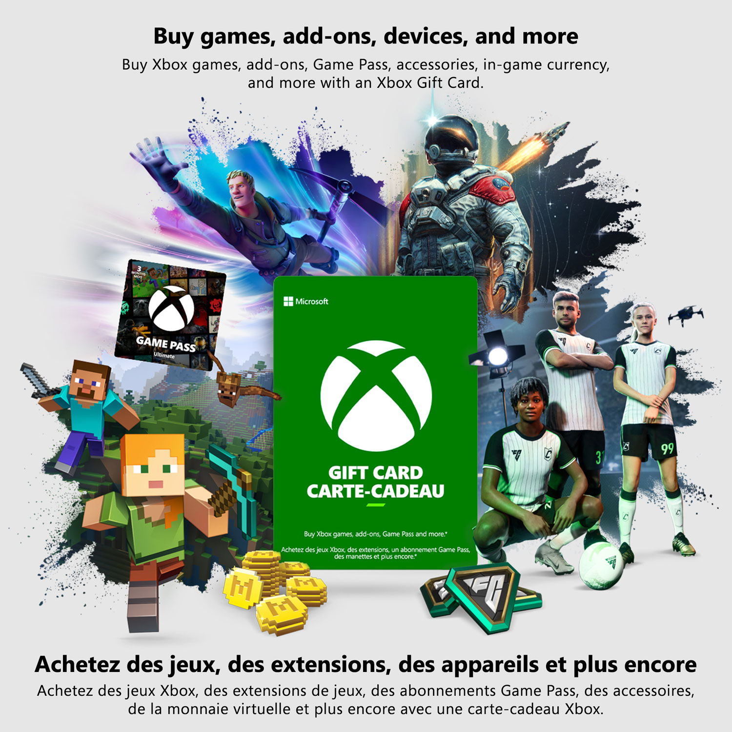 Carte-cadeau de 50 $ pour Xbox Live - Téléchargement numérique