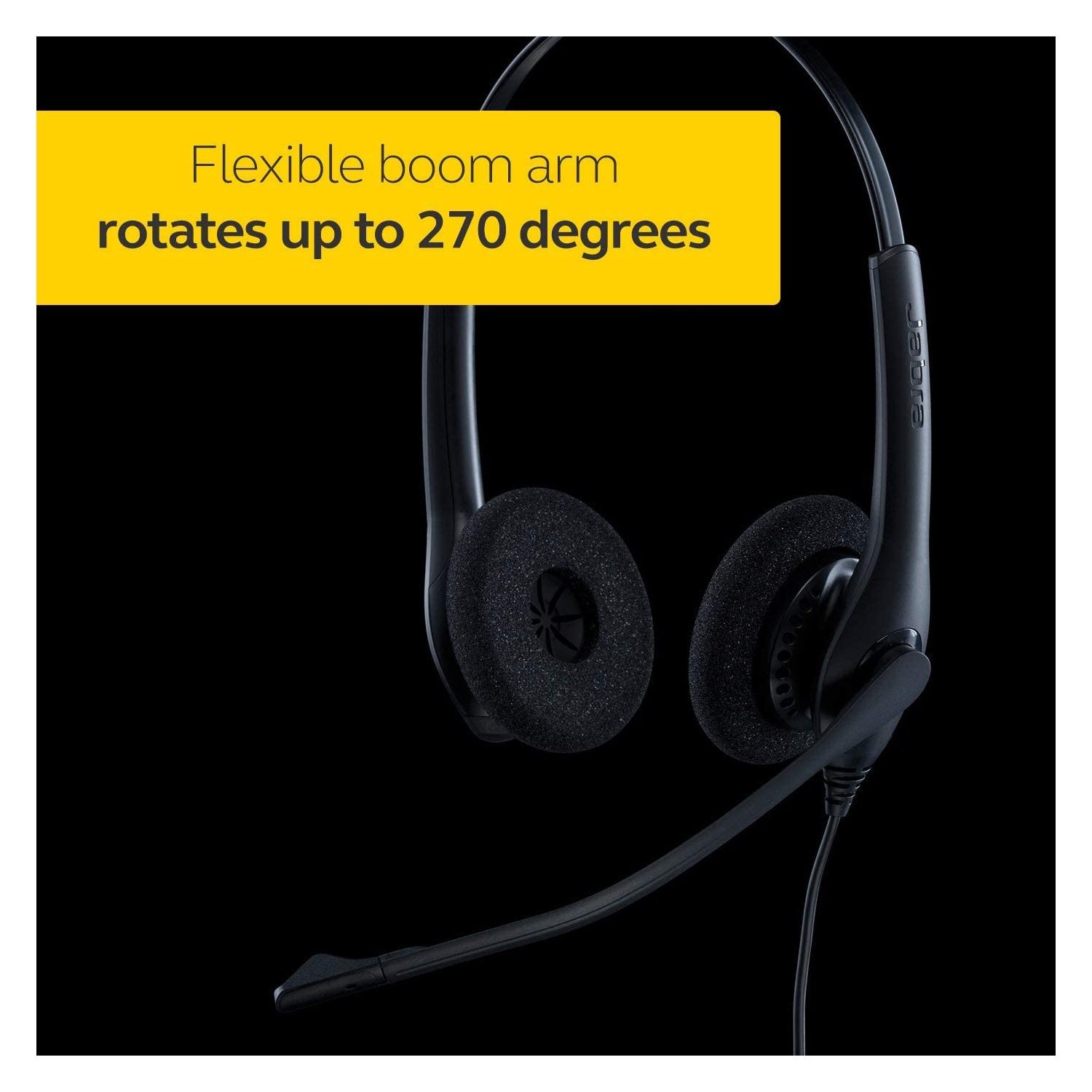 Jabra – Casque d’écoute professionnel avec fil Biz 1500 Duo USB pour téléphone logiciel
