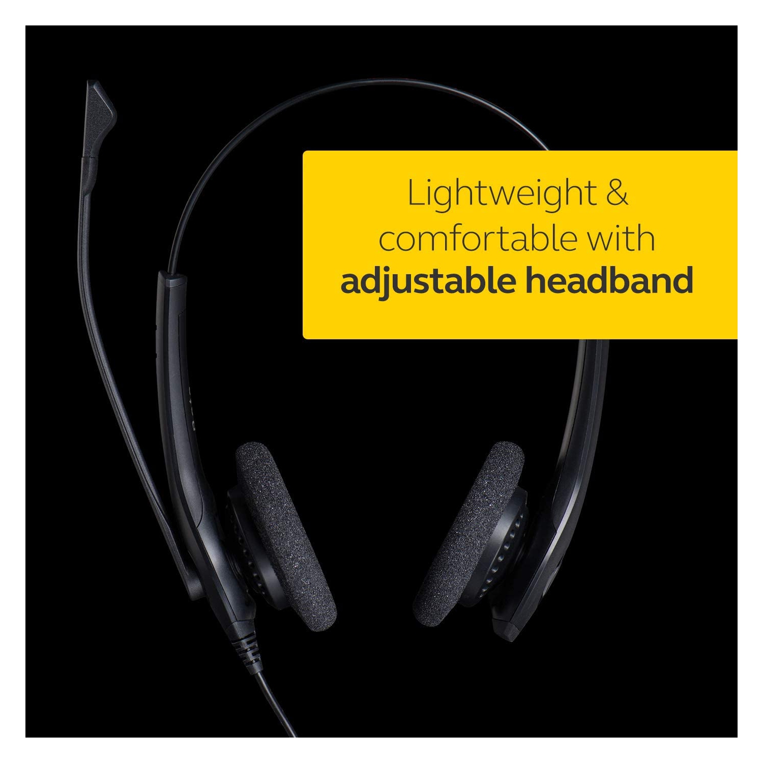 Jabra – Casque d’écoute professionnel avec fil Biz 1500 Duo USB pour téléphone logiciel
