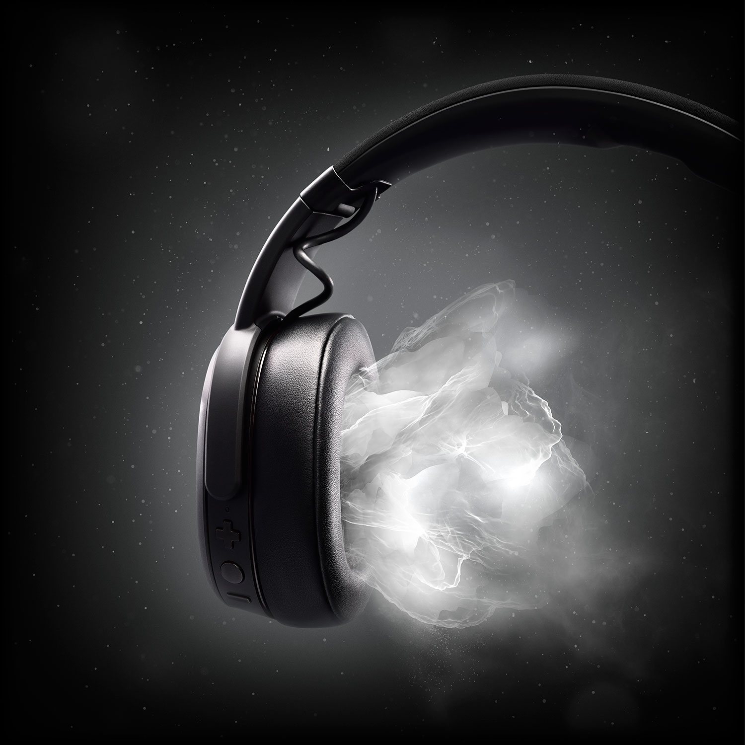 Casque d'écoute sans fil à isolation sonore avec microphone Crusher de Skullcandy - Noir - Exclusivité Best Buy