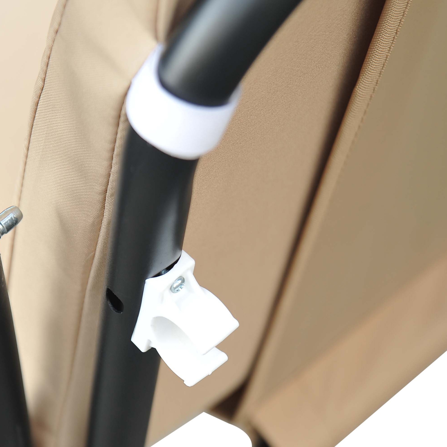 Fauteuil de patio extérieur à 3 places Outsunny, lit plat convertible, balançoire à auvent avec abat-jour réglable, coussins amovibles,