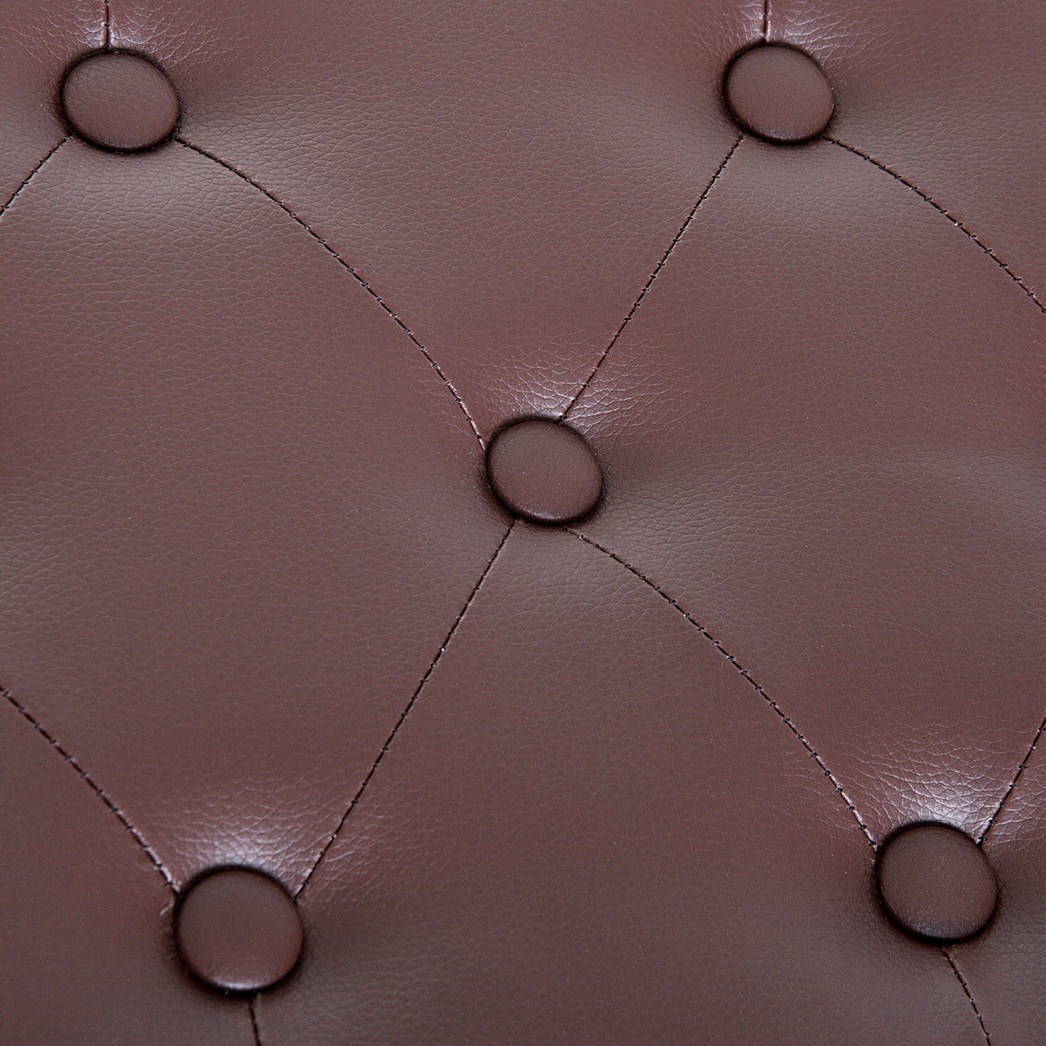 Banc piano de 30 po de HOMCOM avec coussin rembourré et rangement, banc en similicuir pour clavier avec pattes en bois massif, brun