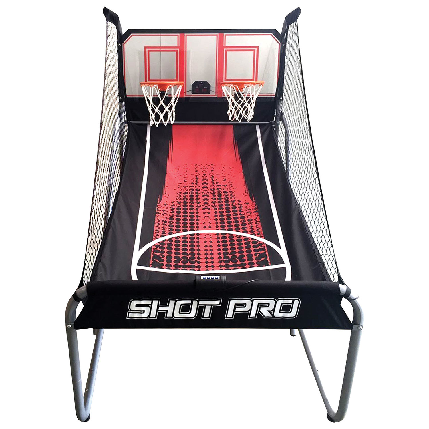 Hathaway Shot Pro Deluxe 81" Electronic Dual Indoor Basketball