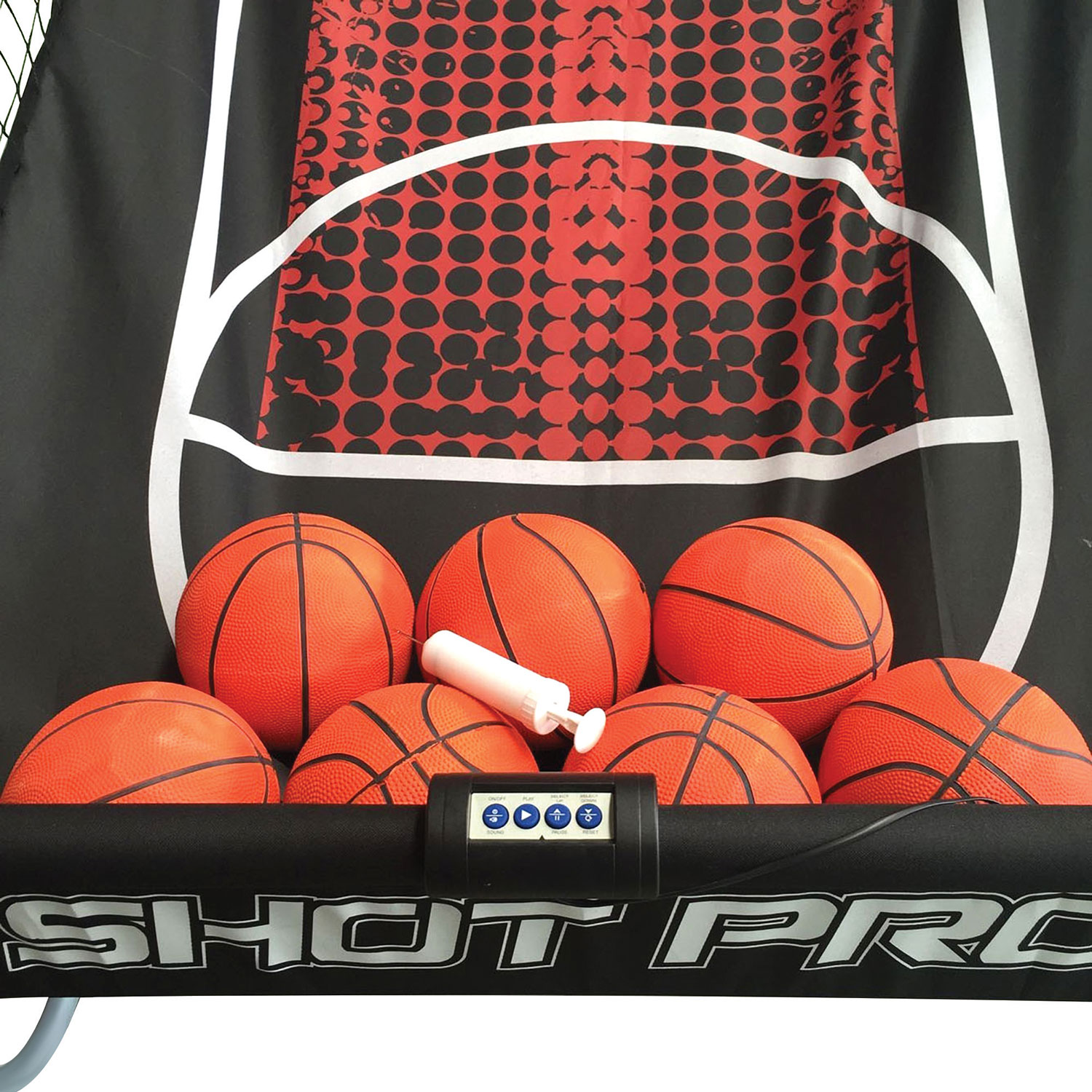 Hathaway Shot Pro Deluxe 81" Electronic Dual Indoor Basketball