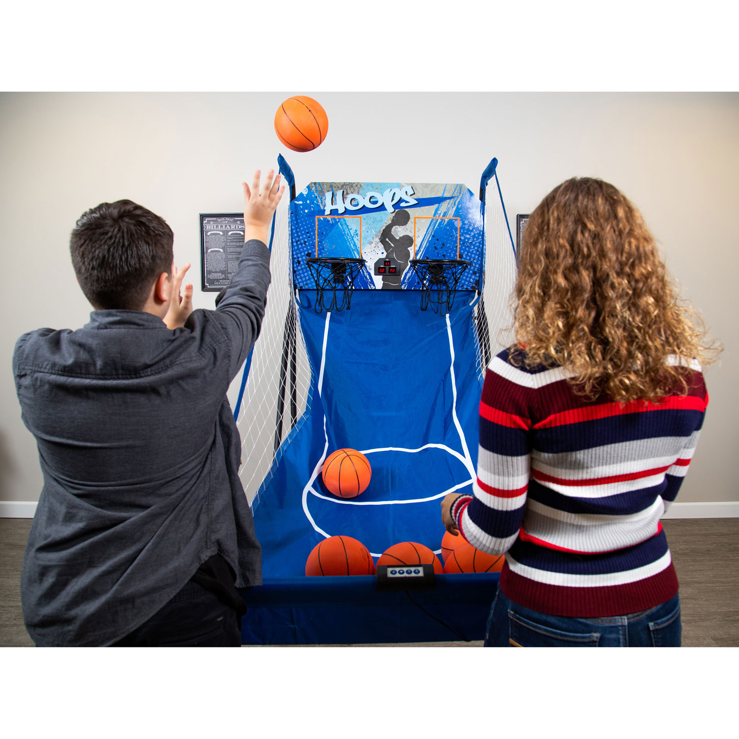 Hathaway Hoops 81" Electronic Dual Indoor Basketball