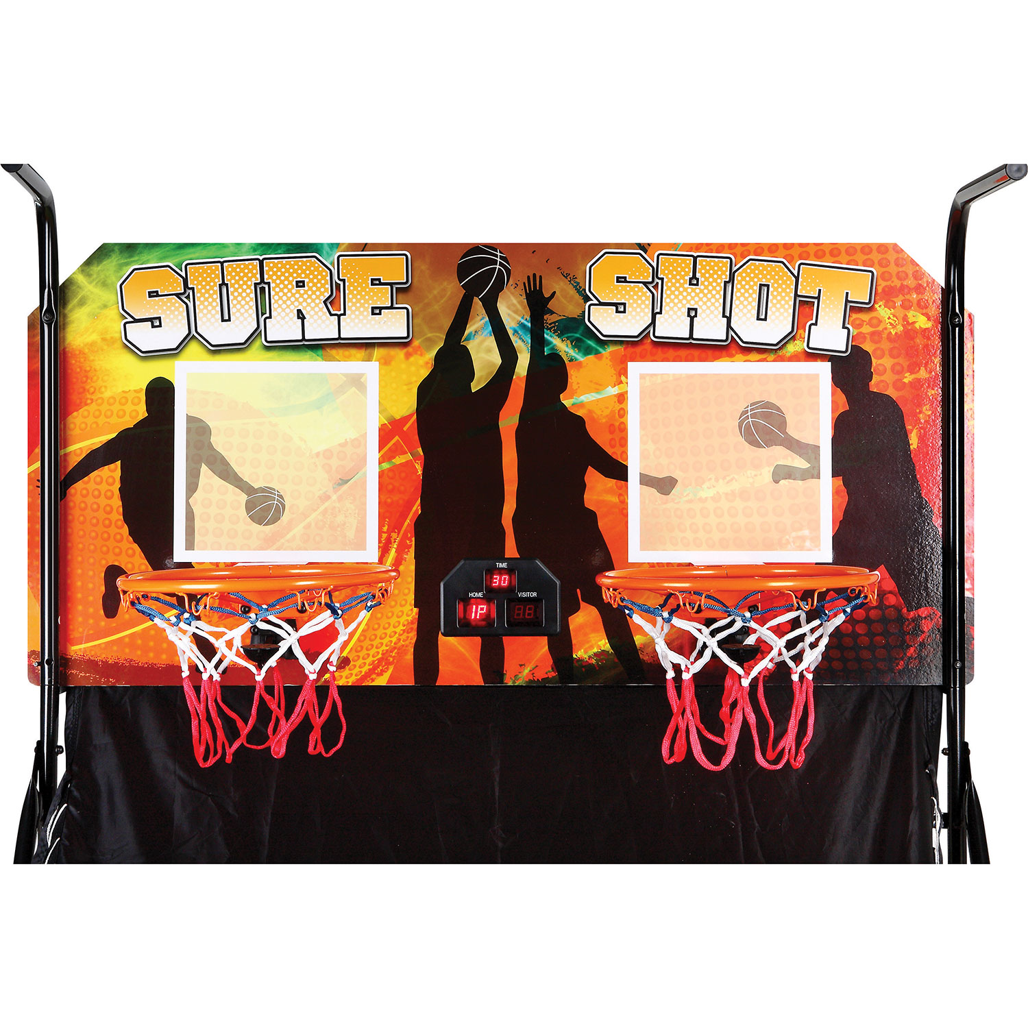 Hathaway Sure Shot 81" Electronic Dual Indoor Basketball