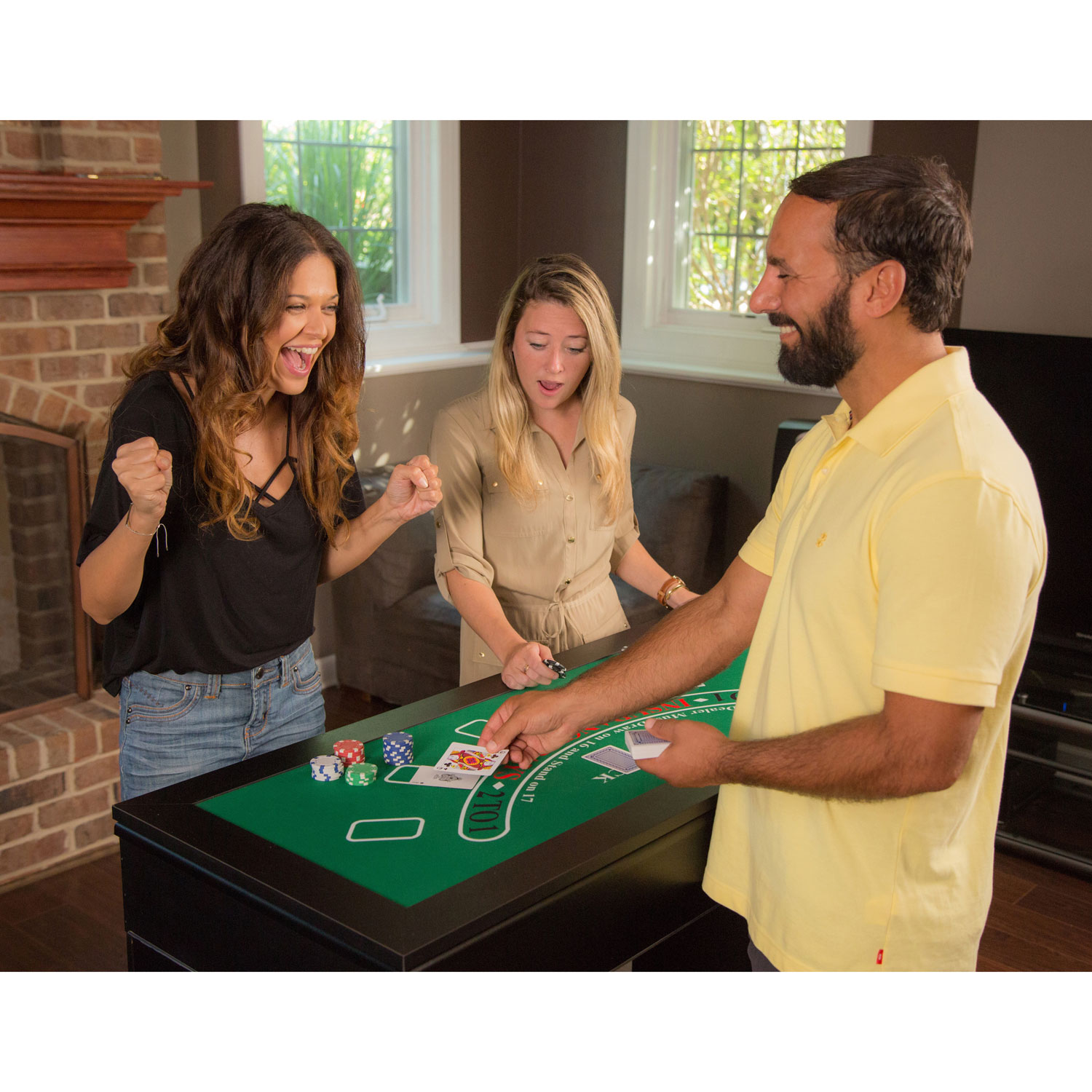 Hathaway Monte Carlo 48" 4-in-1 Multi-Game Table