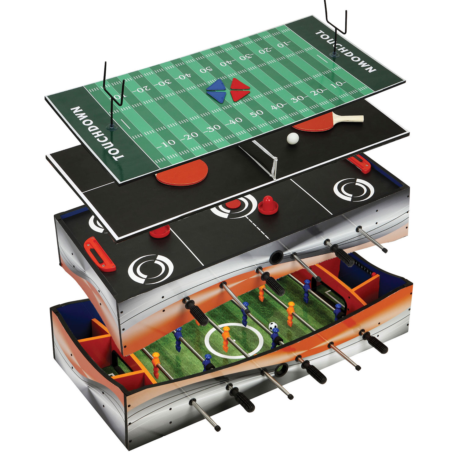 Table multi-jeux 4-en-1 de 40 po Revolver de Hathaway