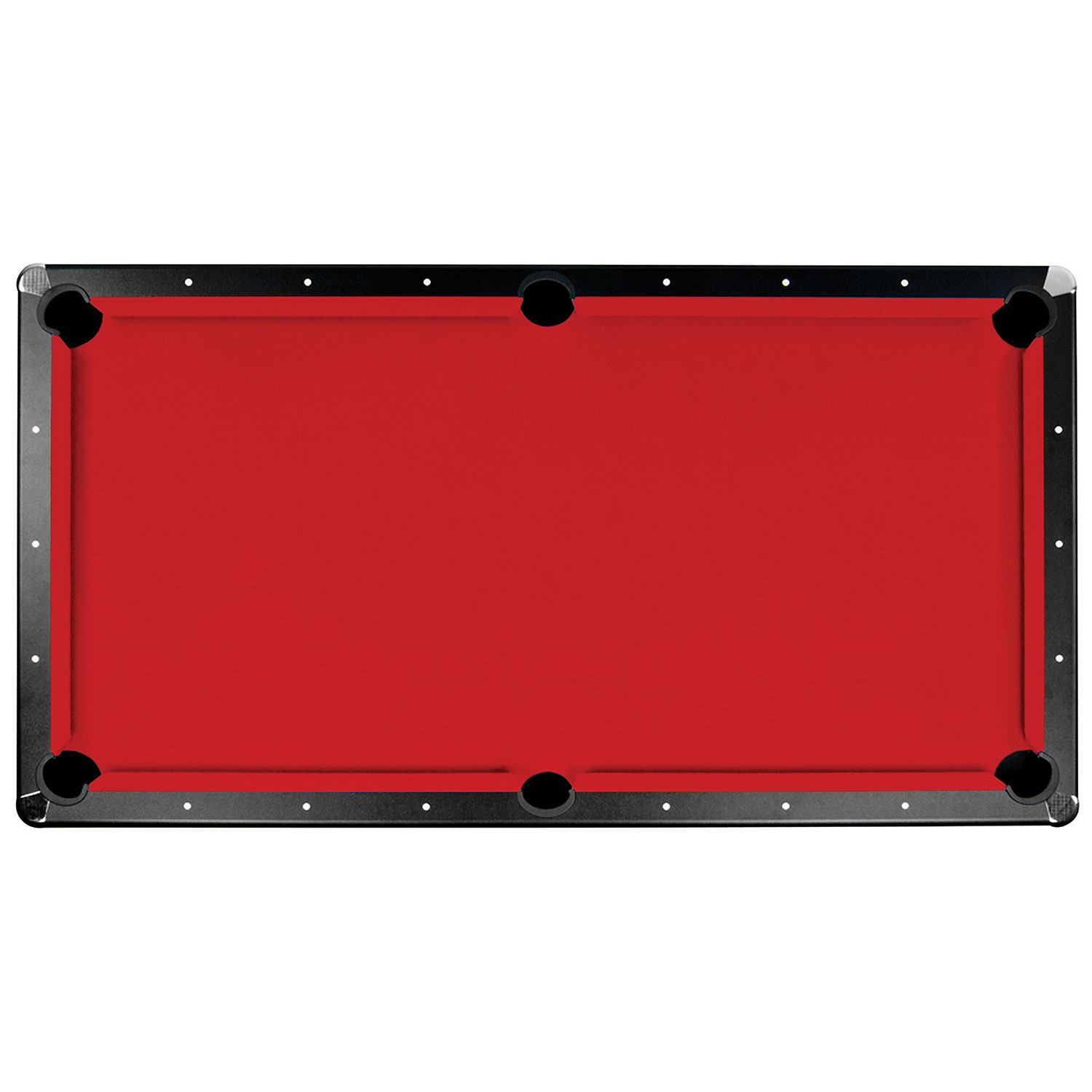 Feutre de 90 x 48 po Saturn II de Hathaway pour table de billard - Rouge