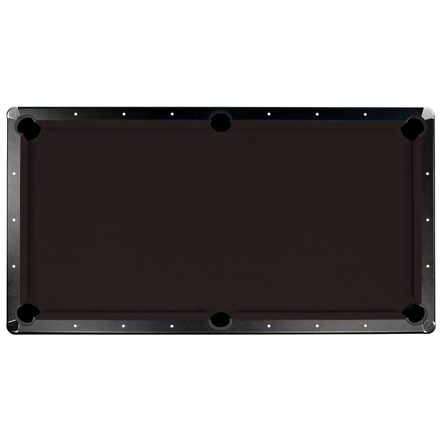 Feutre de 100 x 50 po Saturn II de Hathaway pour table de billard - Noir