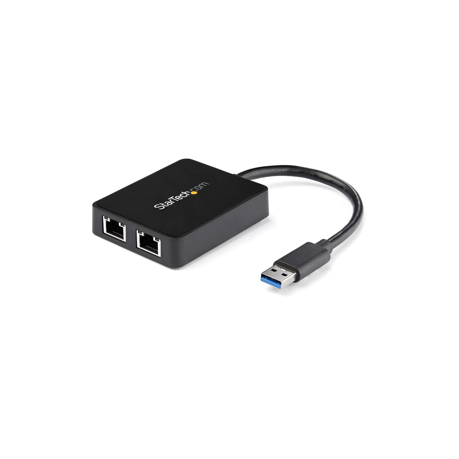 StarTech USB 3.0 Dual Gigabit Ethernet Adapter NIC w/ USB Port