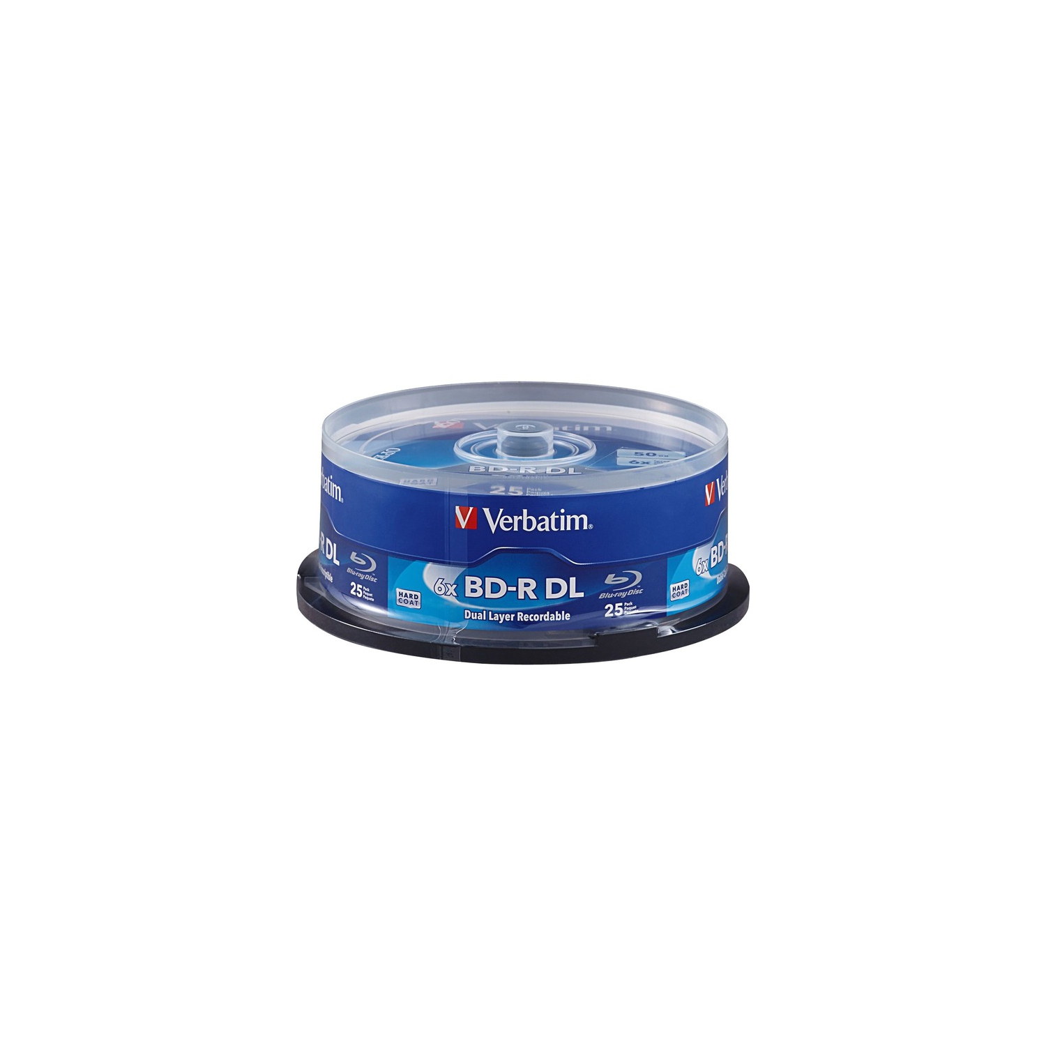 Verbatim BD-R DL 50GB 6X with Branded Surface - 25pk Spindle