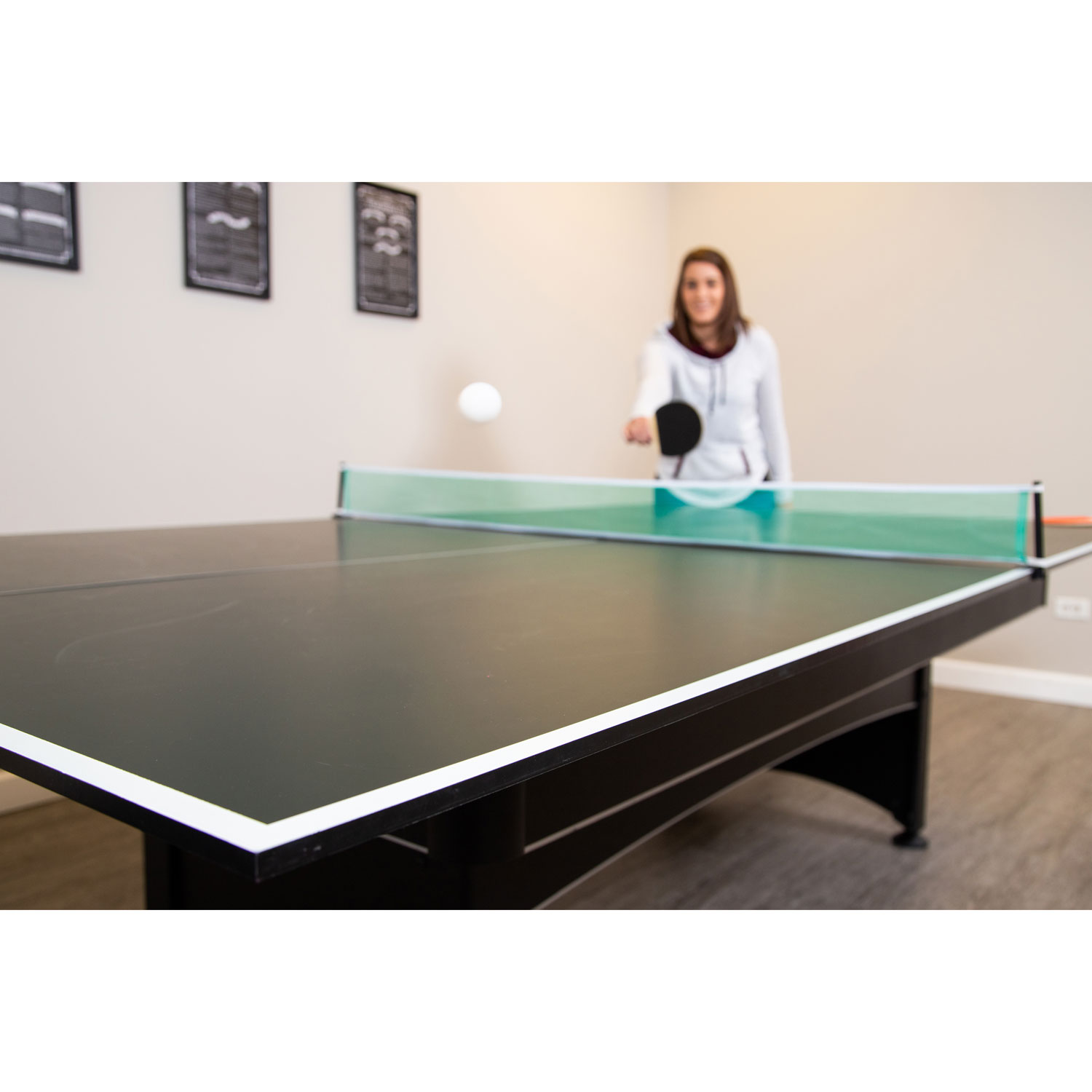 Dessus de table de tennis de table transformable de 108 po de Hathaway pour table de billard