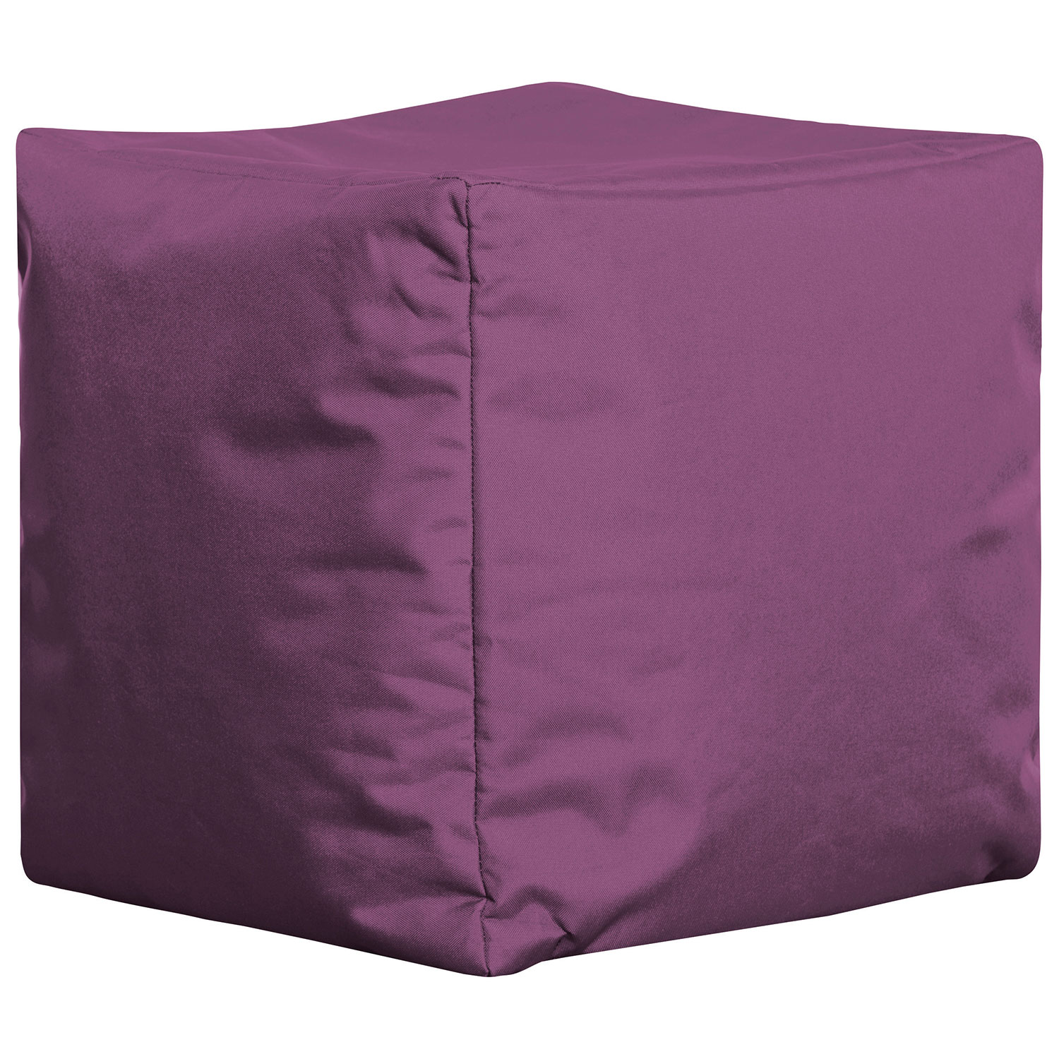 Fauteuil poire contemporain Cube Brava de Sitting Point - Violet