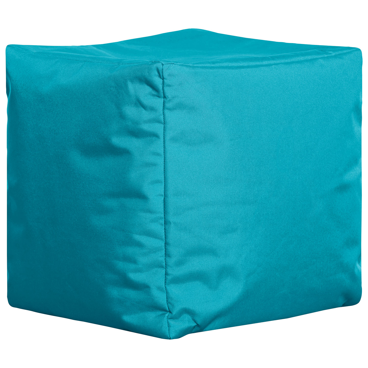 Sitting Point Cube Brava Contemporary Bean Bag Chair - Turquoise