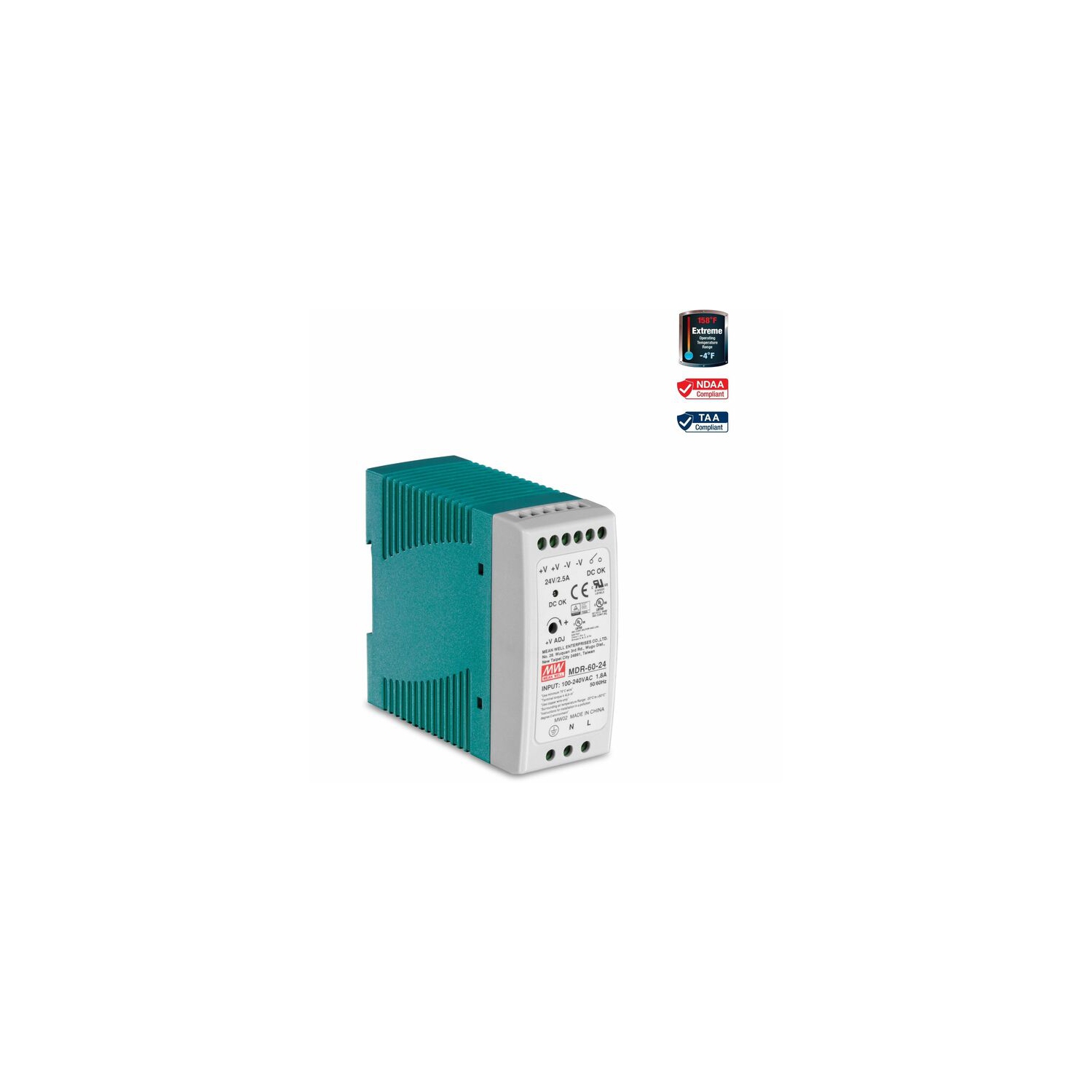 TRENDnet TI-M6024 DIN Rail 24V 60W Power Supply For TI-G50, TI-G62, TI-G80, TI-F11SFP (TIM6024) | Best Buy Canada