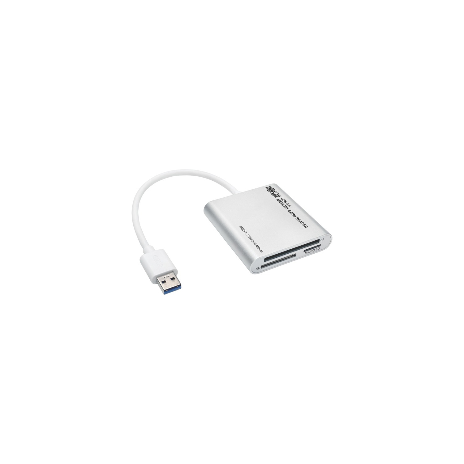 Tripp Lite USB 3.0 SuperSpeed Multi-Drive Memory Card Reader/Writer Aluminum 5Gbps