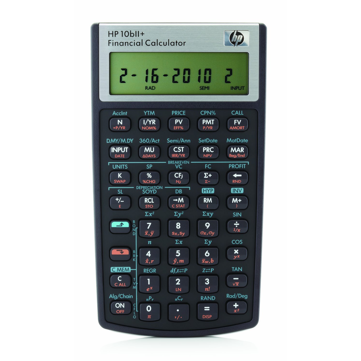 Calculatrice financière HP 10Bii+