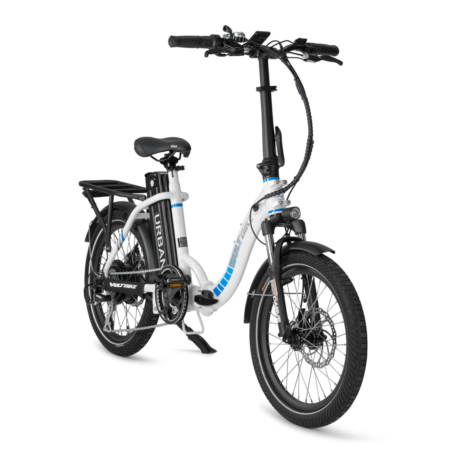 VoltBike Urban Step Thru Electric Folding Bike White Best Buy