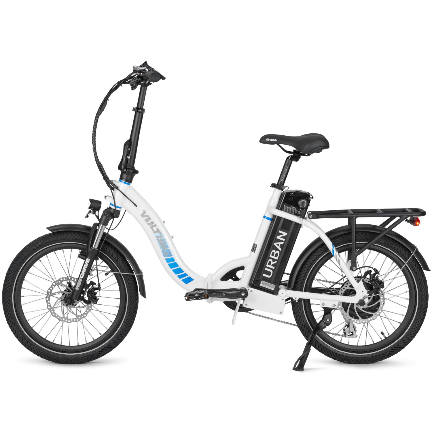 VoltBike Urban Step Thru Electric Folding Bike White Best Buy