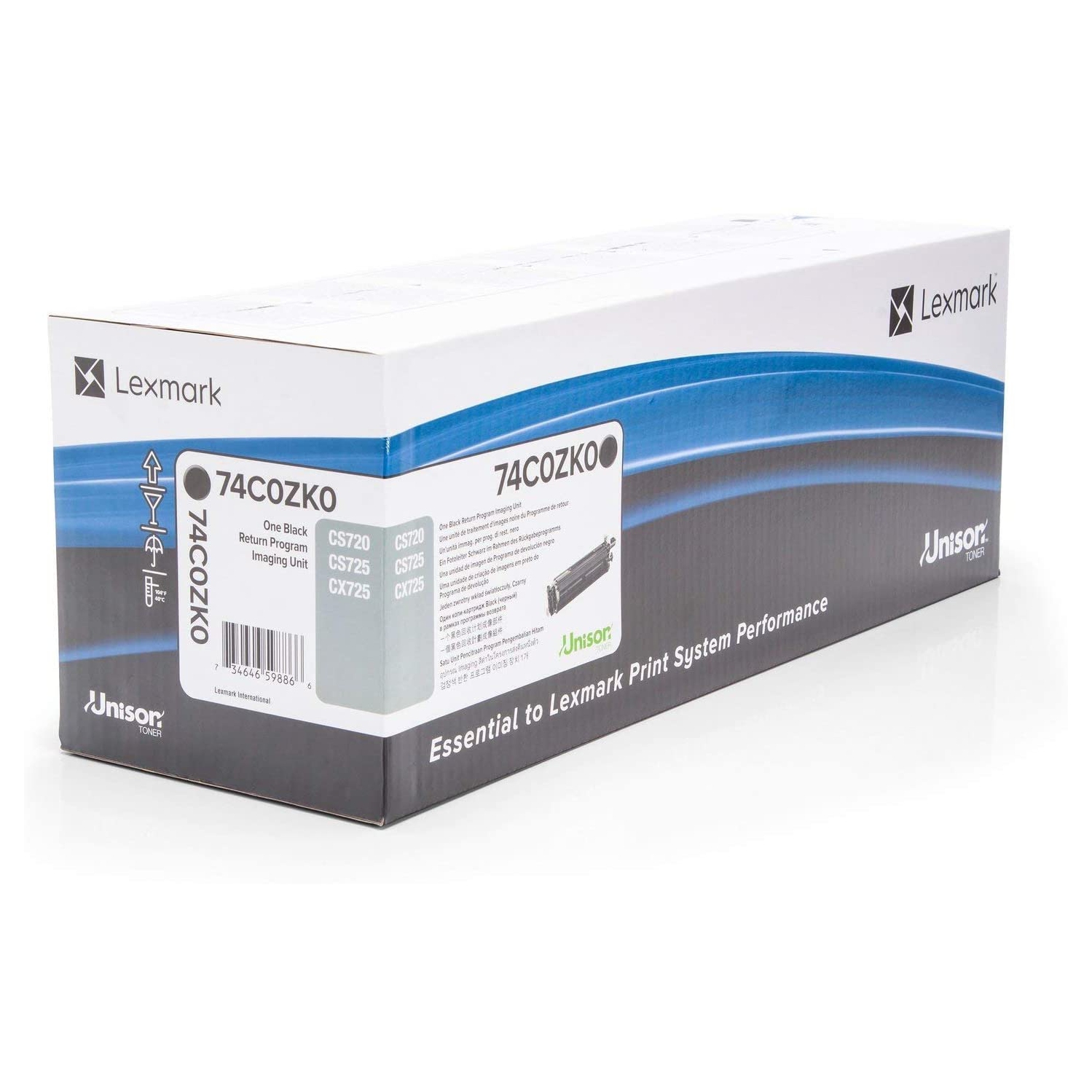 Lexmark – unité d’imagerie recyclable noire CS720, CS725, CX725