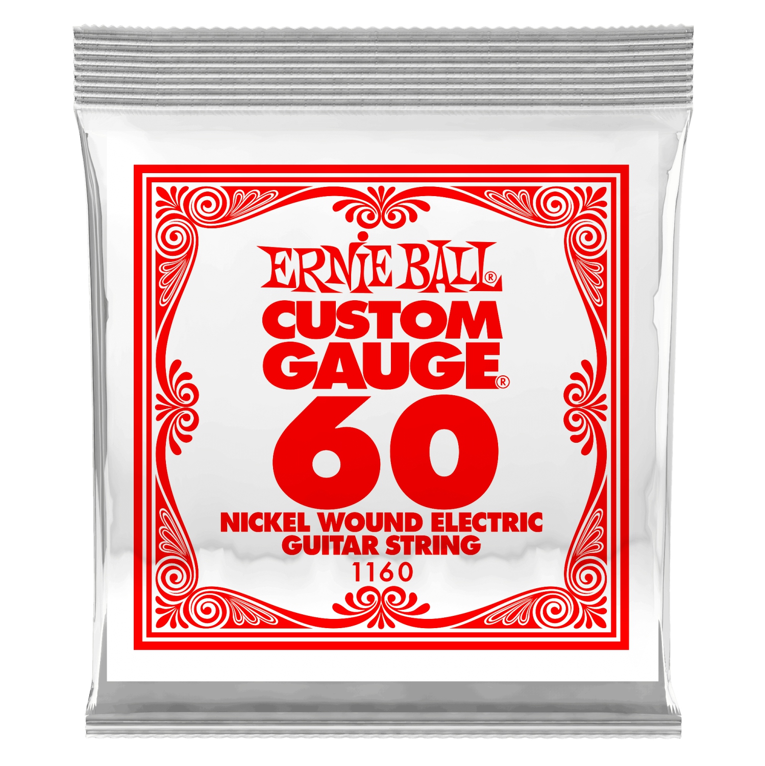 Ernie Ball PO1160 Nickel Wound Electric Guitar String - .060