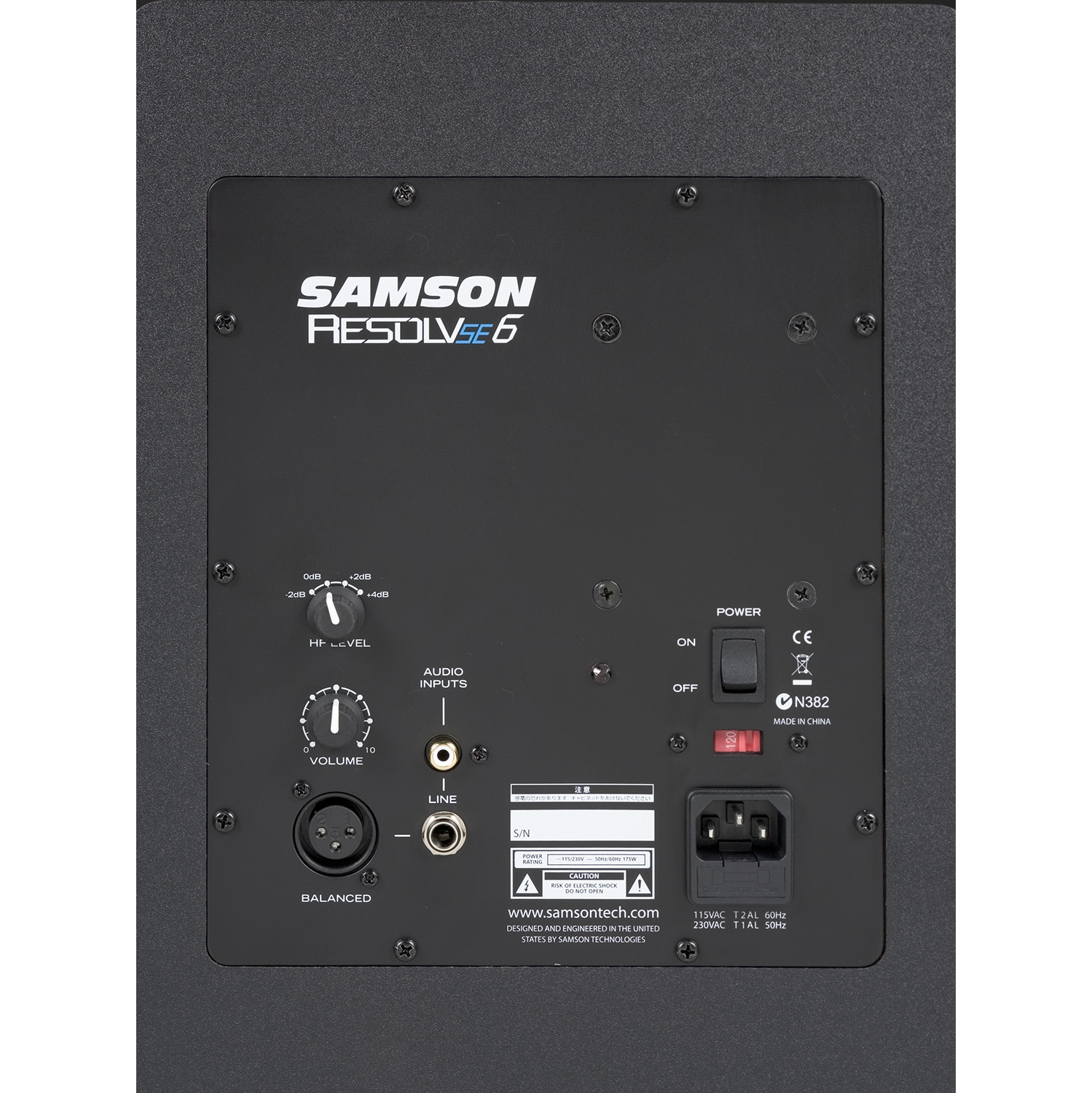 Samson Resolv SE6 100W 6.5'' 2-Way Active Studio Reference Monitor