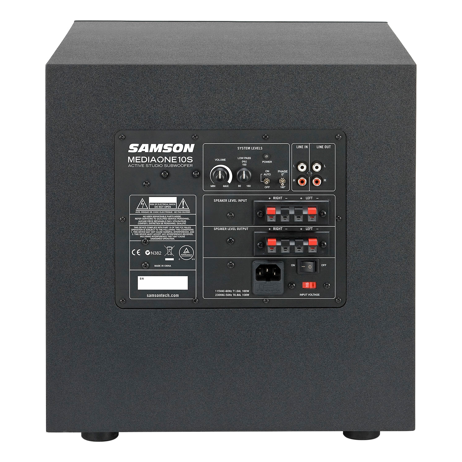 Samson Subwoofer actif de studio MediaOne 10S