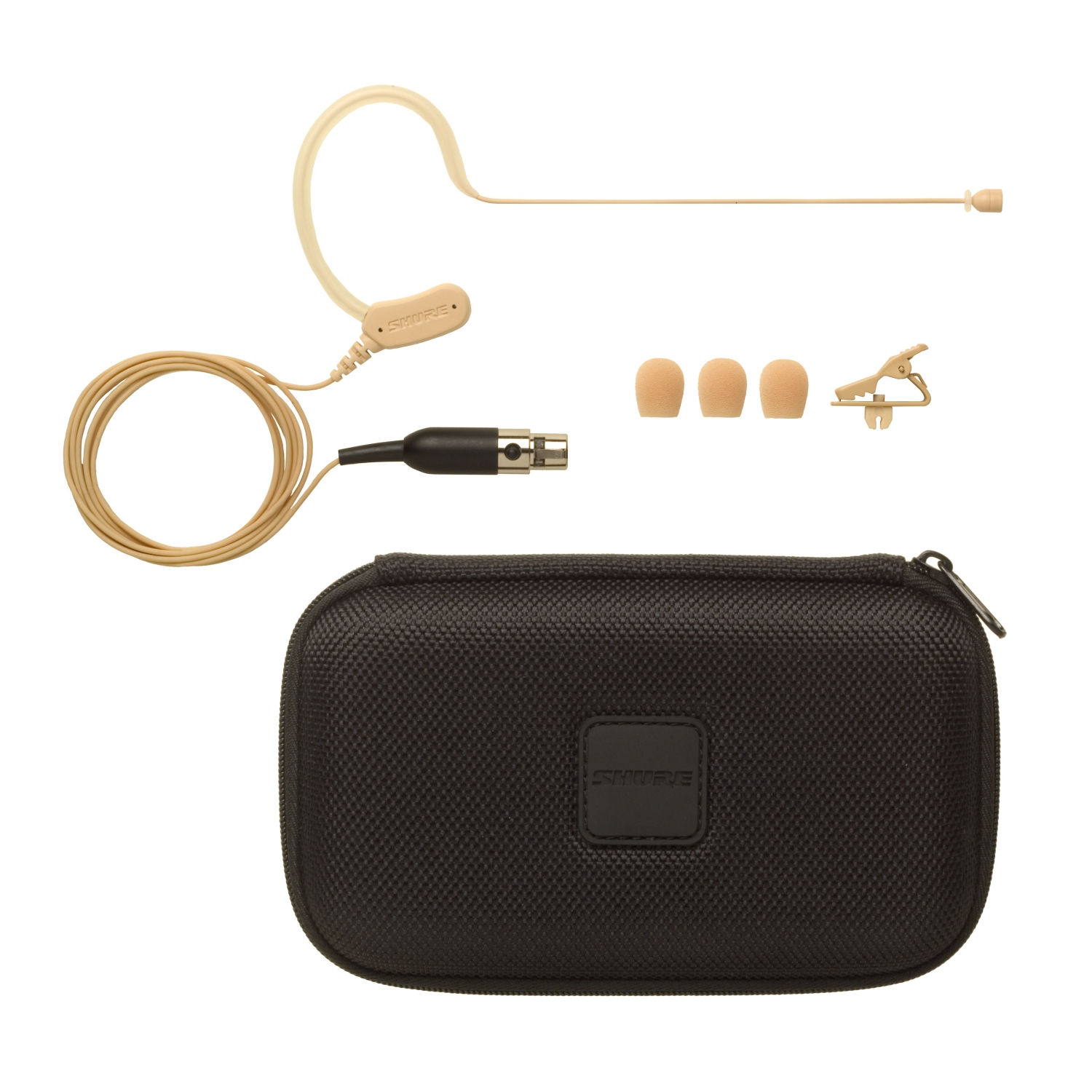Shure MX153 Microflex Omni Earset Microphone - Tan