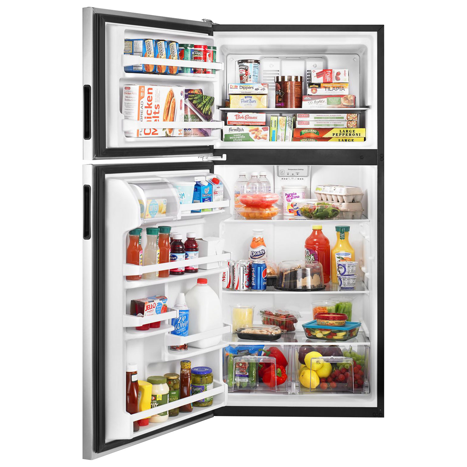 Amana 30" 18.2 Cu. Ft. Top Freezer Refrigerator - Stainless Steel