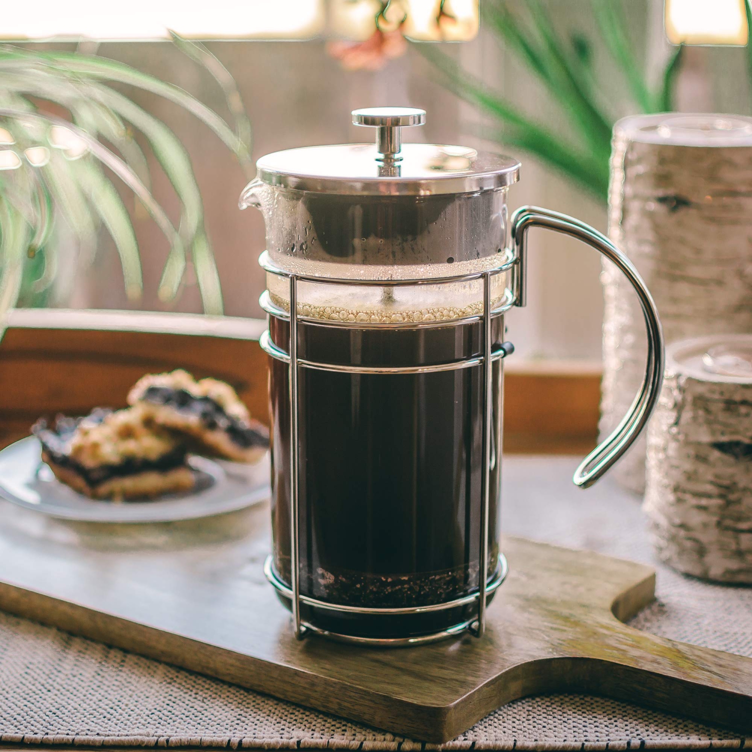 Cafetière à piston : GROSCHE Madrid - 1000 ml/34 fl. oz/8 tasse