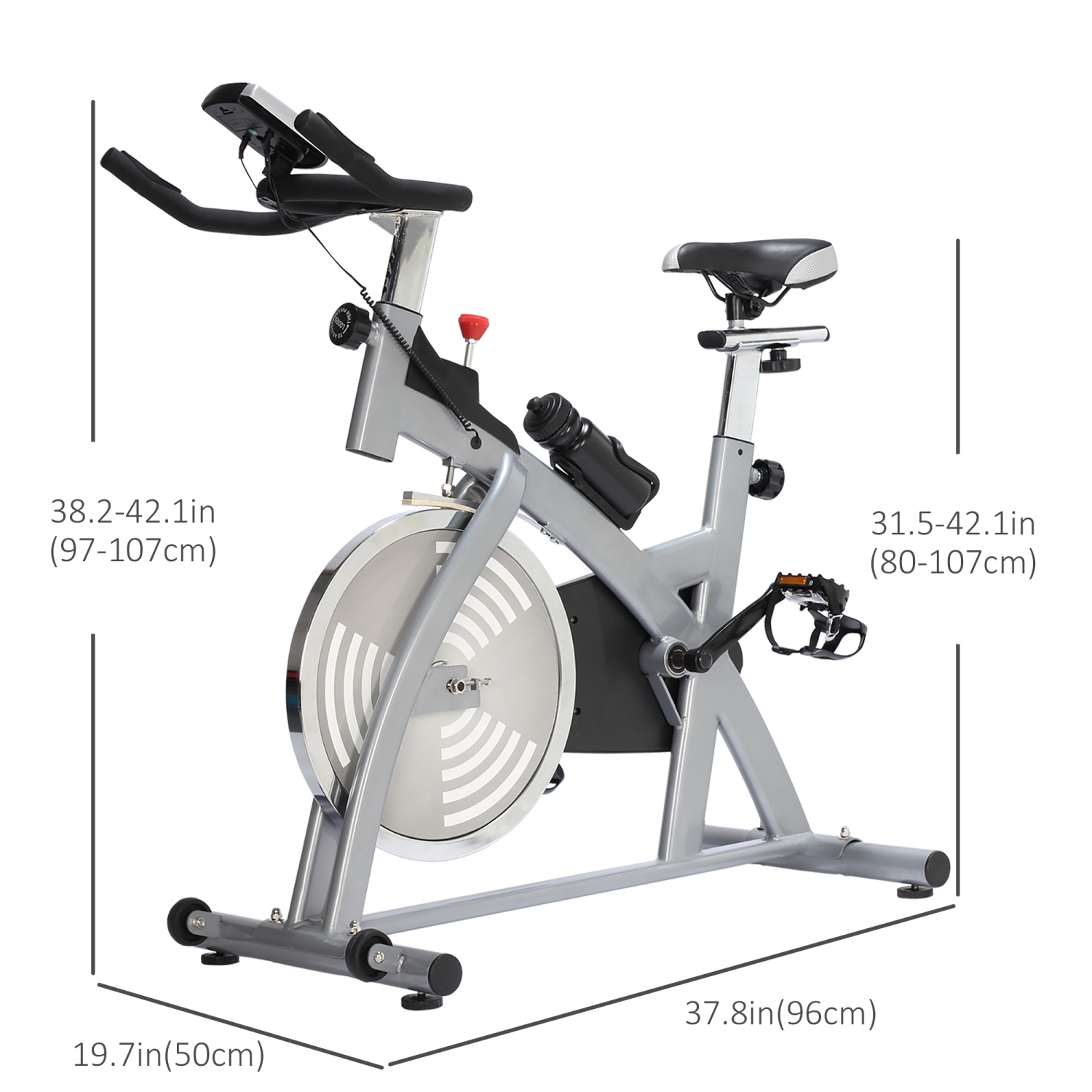 Soozier adjustable deals upright exercise bike