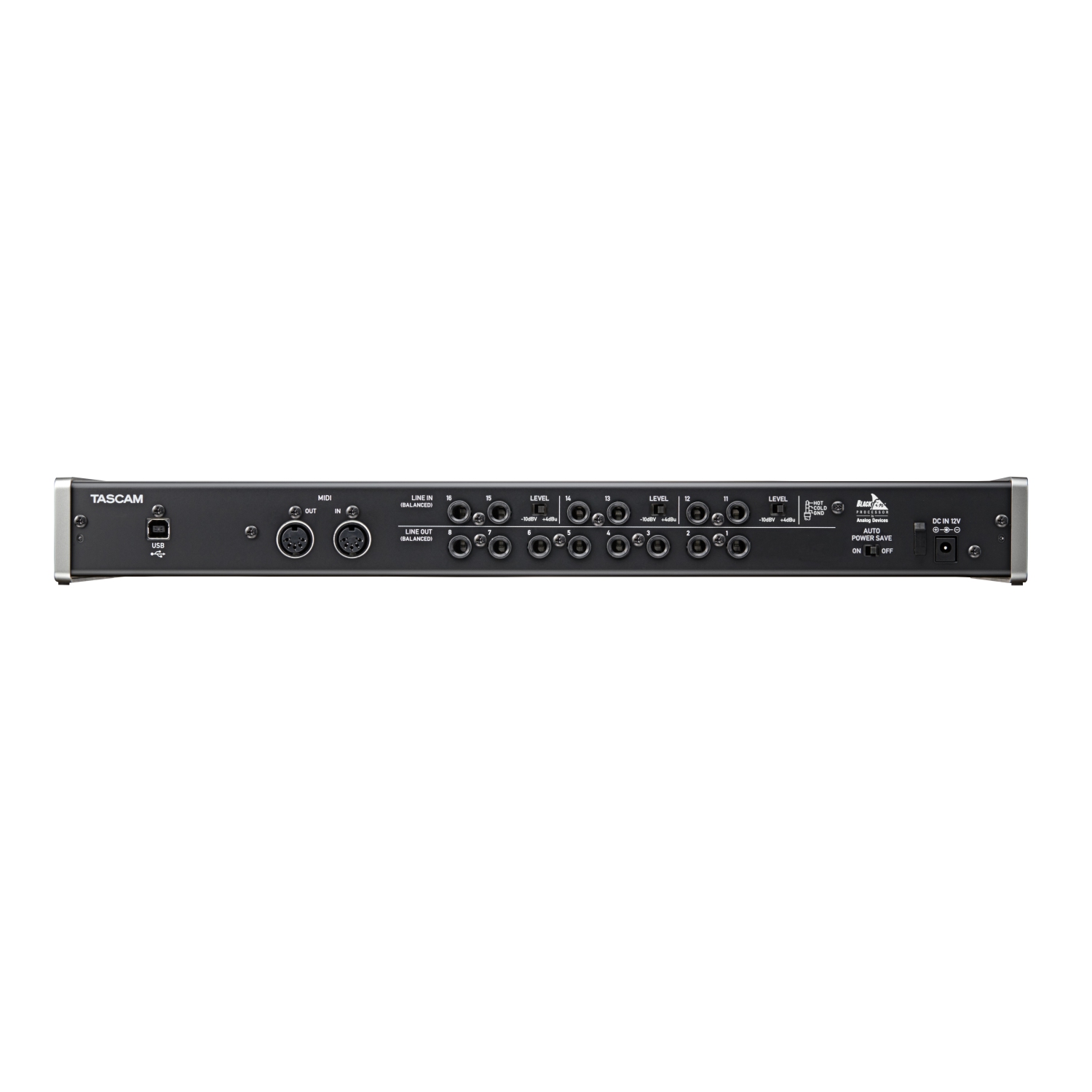 Préamplificateur micro/interface audio USB 16 x 8 canaux de TASCAM