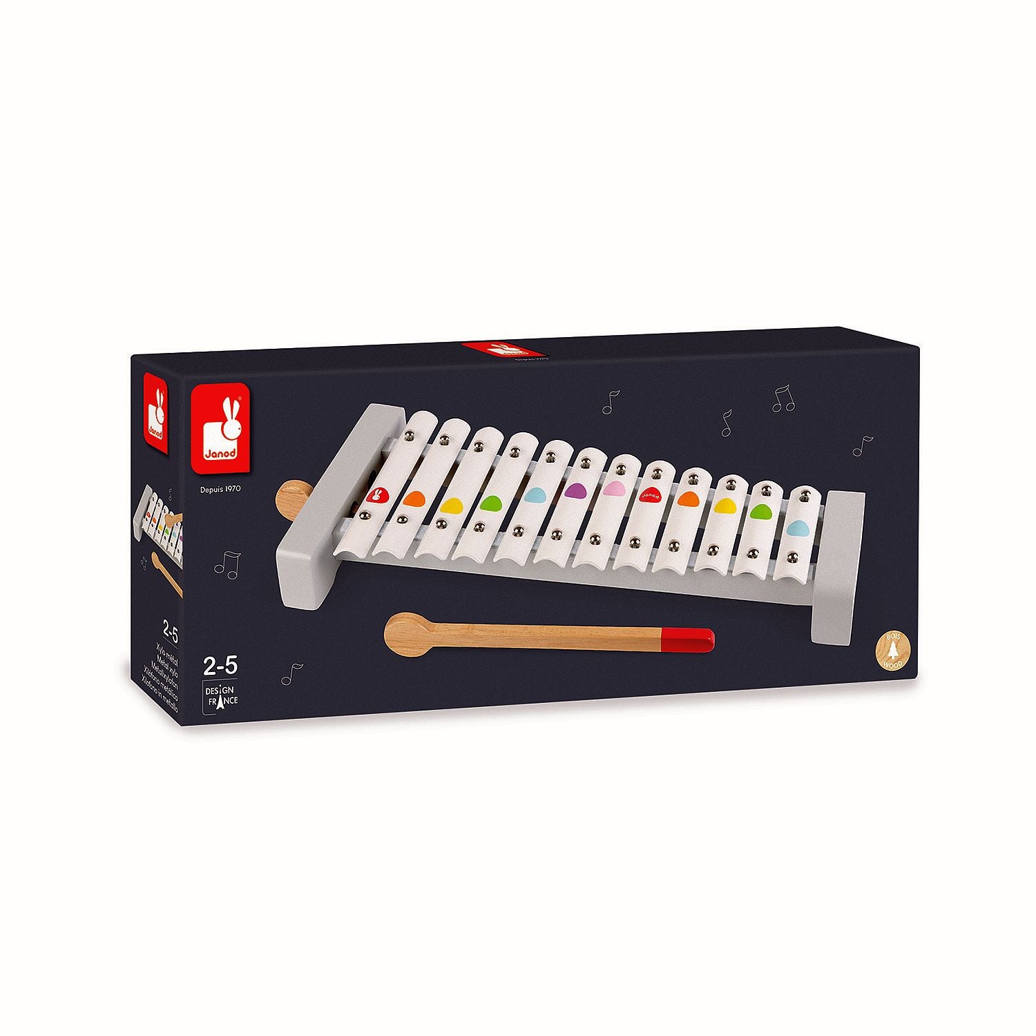 Janod Confetti Metal Xylo
