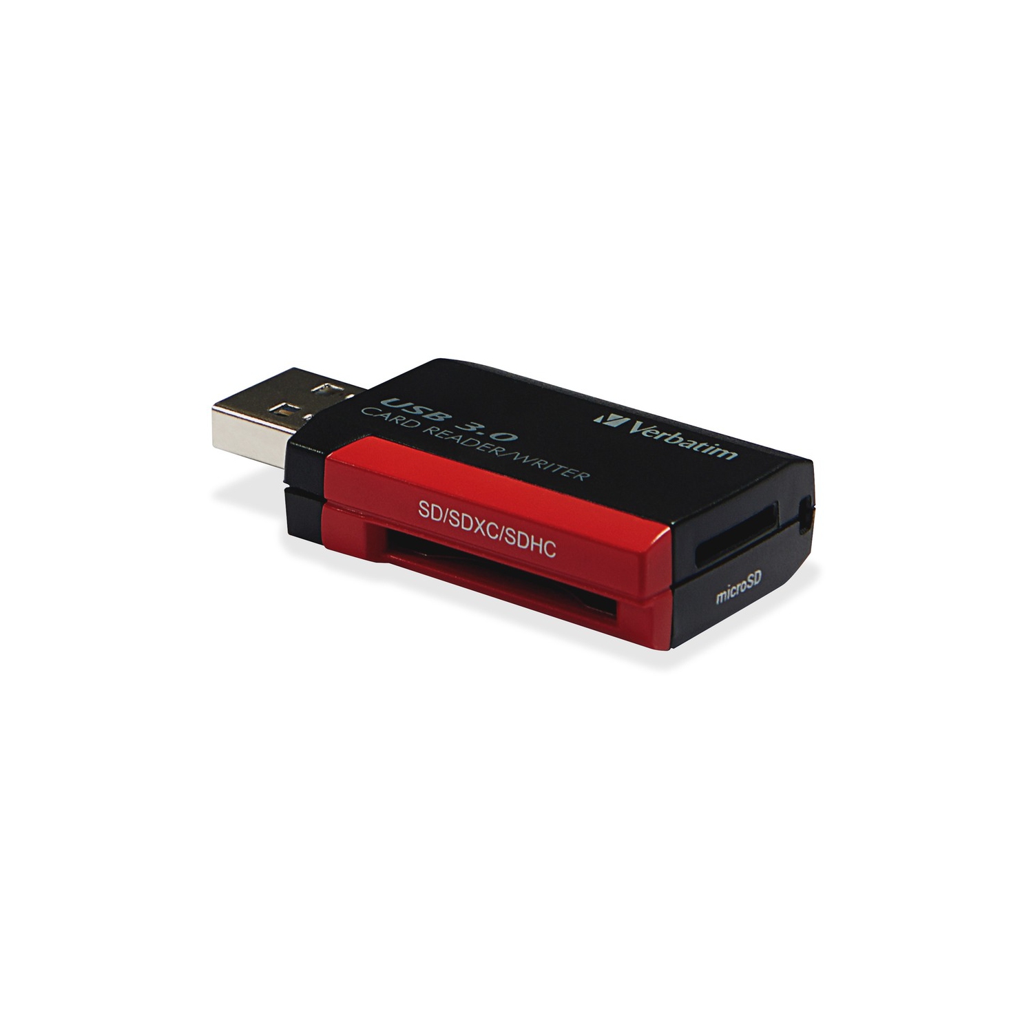Verbatim Pocket Card Reader, USB 3.0 - Black