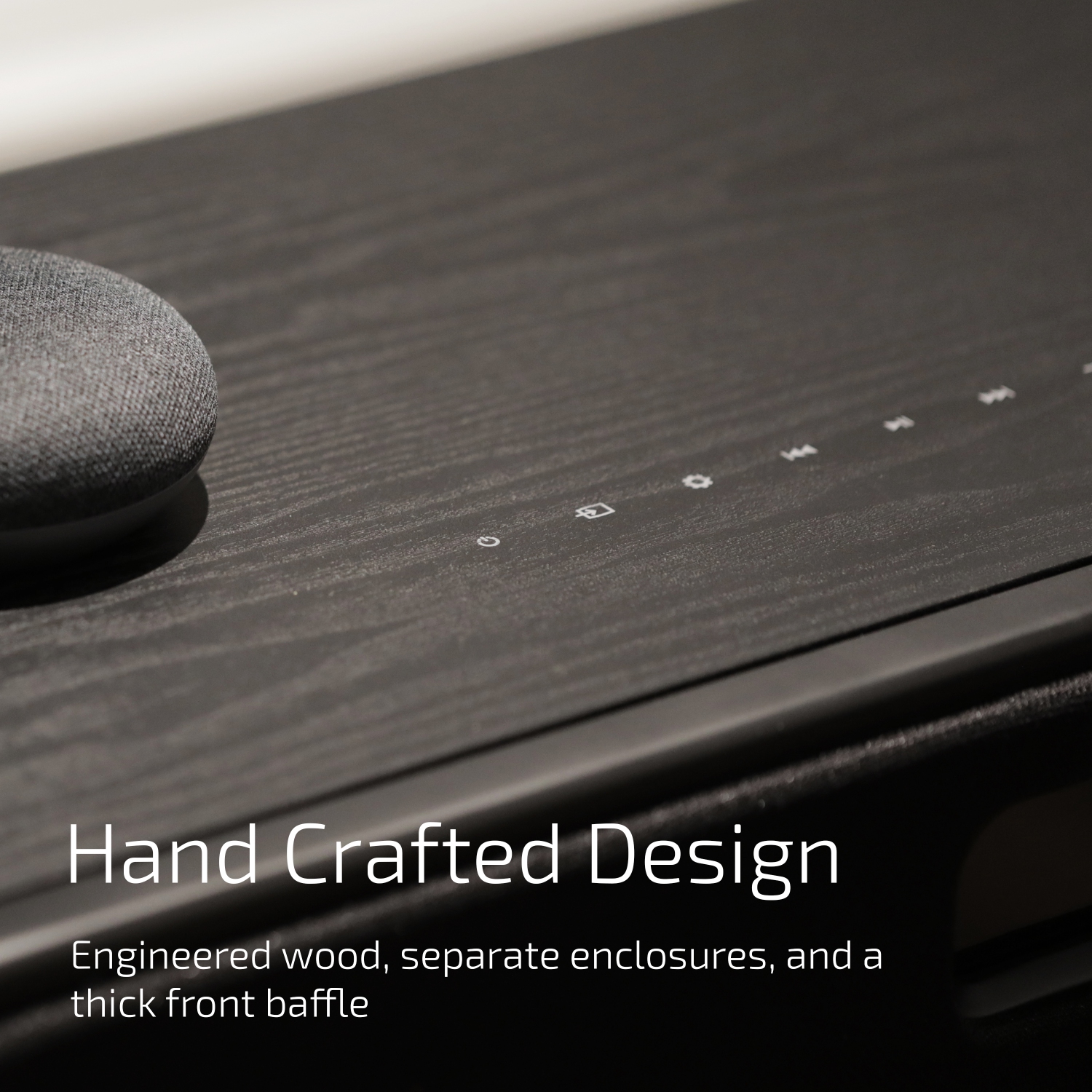 Système de musique haute fidélité sans fil à trois voies Fi70&nbsp;W de Fluance avec amplificateur puissant et deux haut-parleurs d'extrêmes graves