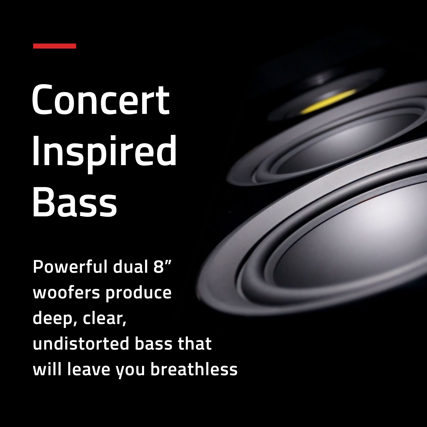 Système de cinéma maison ambiophonique 5.0 canaux Signature HiFi de Fluance - haut-parleurs colonne, centre et arrière