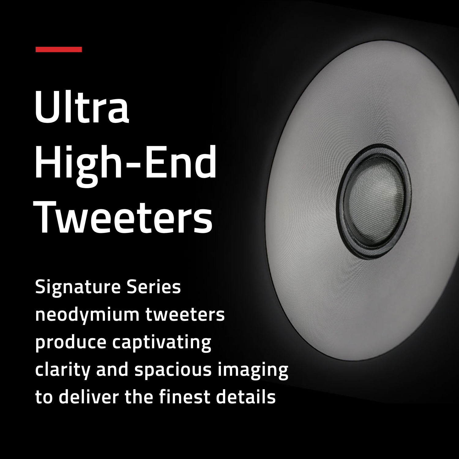 Système de cinéma maison ambiophonique 5.0 canaux Signature HiFi de Fluance - haut-parleurs colonne, centre et arrière