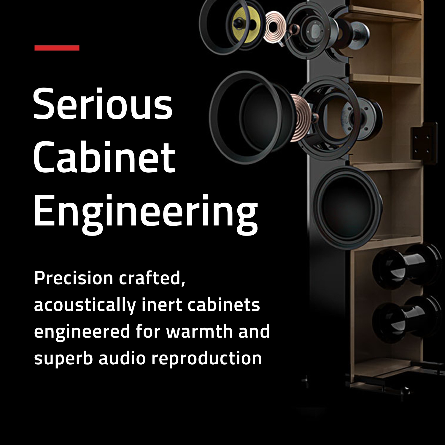 Fluance Signature HiFi Surround Sound Home Theater 5.0 Speaker System - Floorstanding Towers, Center and Rear Speakers