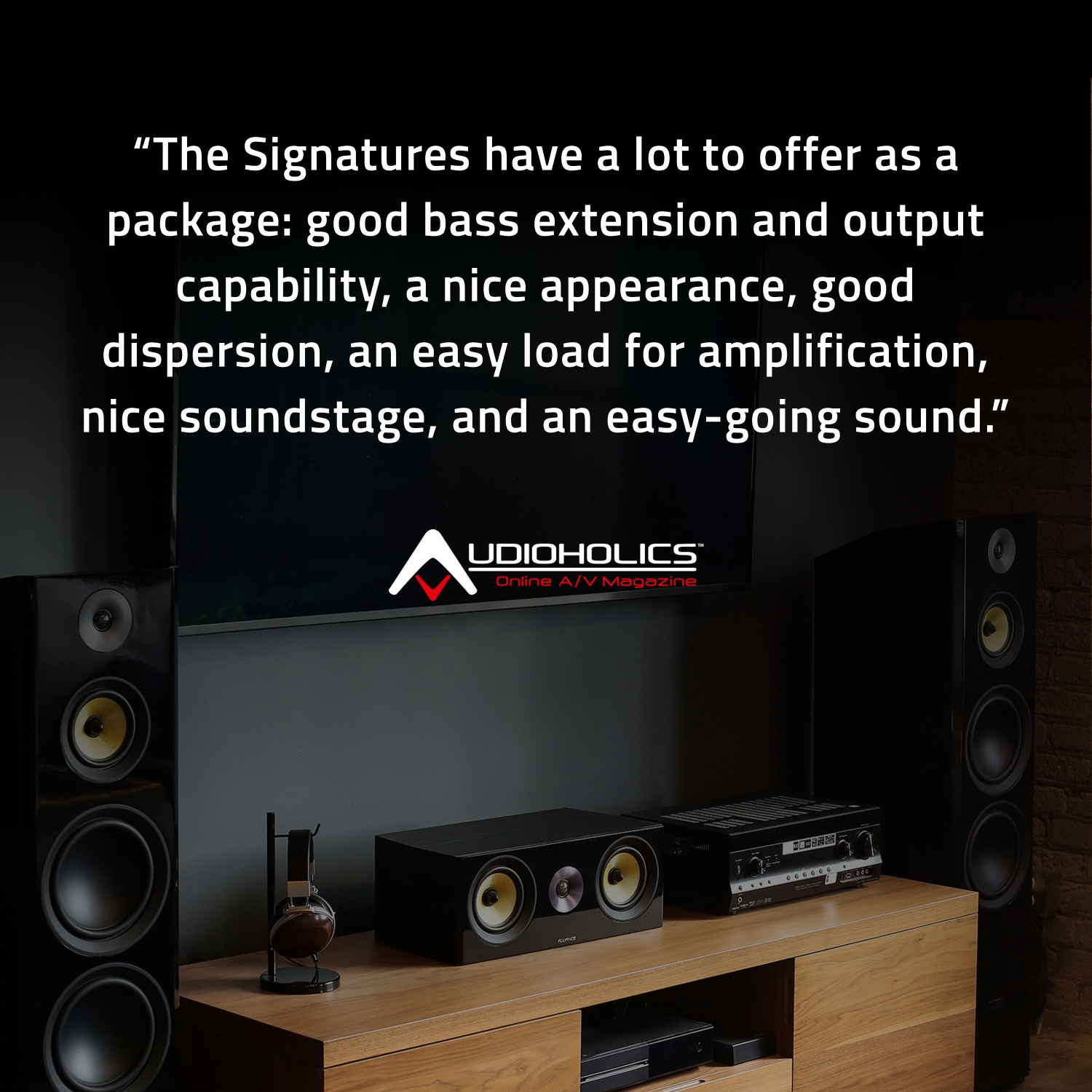 Fluance Signature HiFi Surround Sound Home Theater 5.0 Speaker System - Floorstanding Towers, Center and Rear Speakers