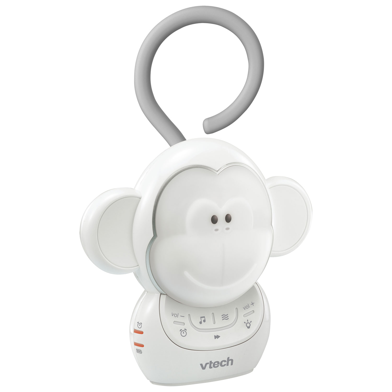 VTech Myla The Monkey Portable Soother Sound Machine - White/Grey - English