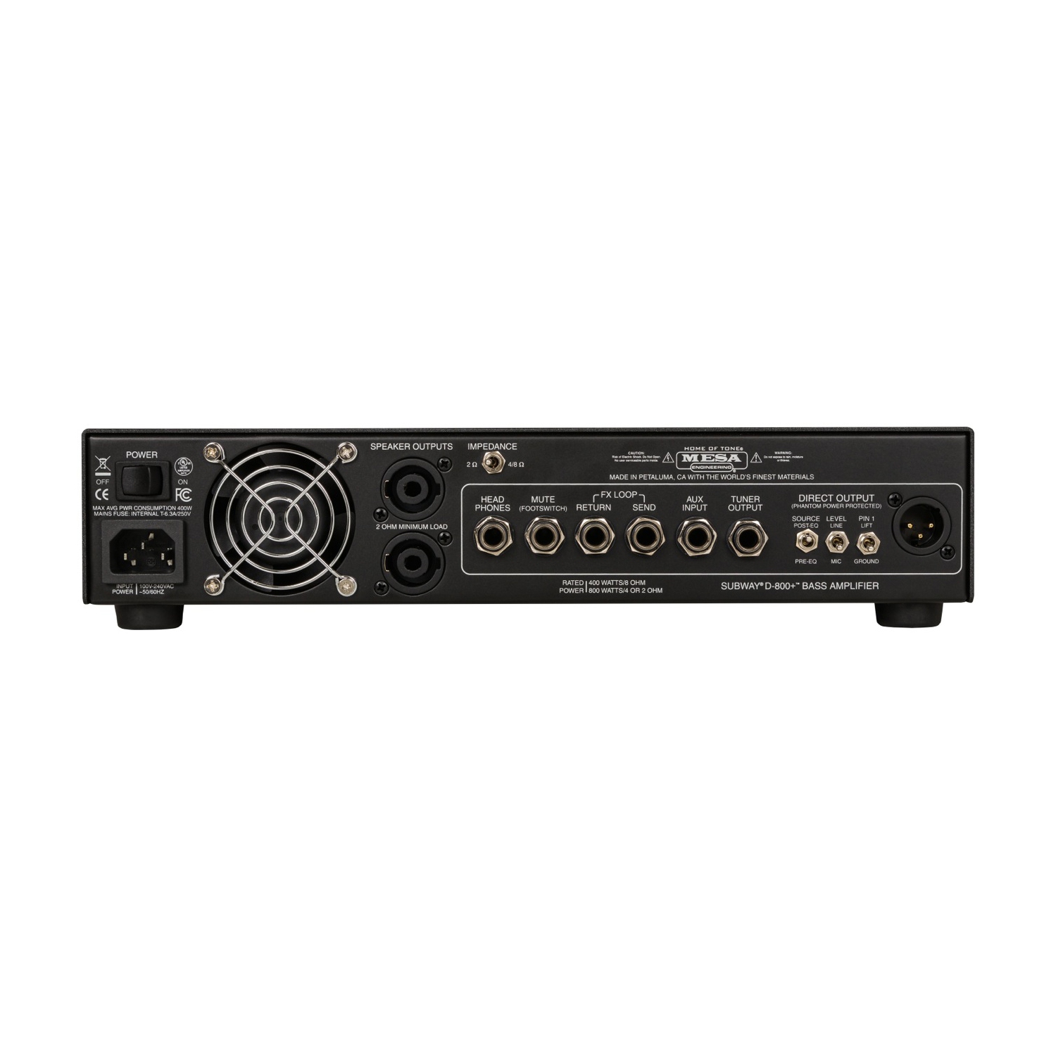 Mesa Boogie Subway D-800 Plus Bass Head
