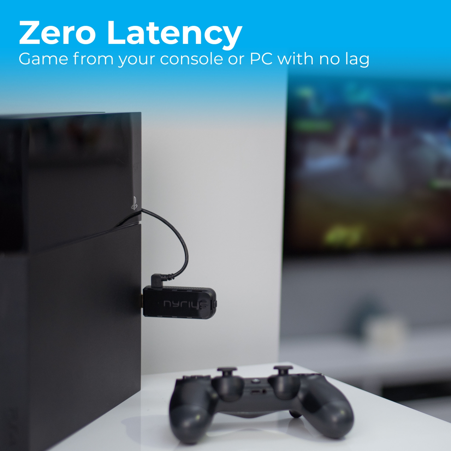 Nyrius ARIES Pro Wireless HDMI Transmitter & Receiver to Stream HD 1080p 3D Video From Laptop to HDTV/Projector