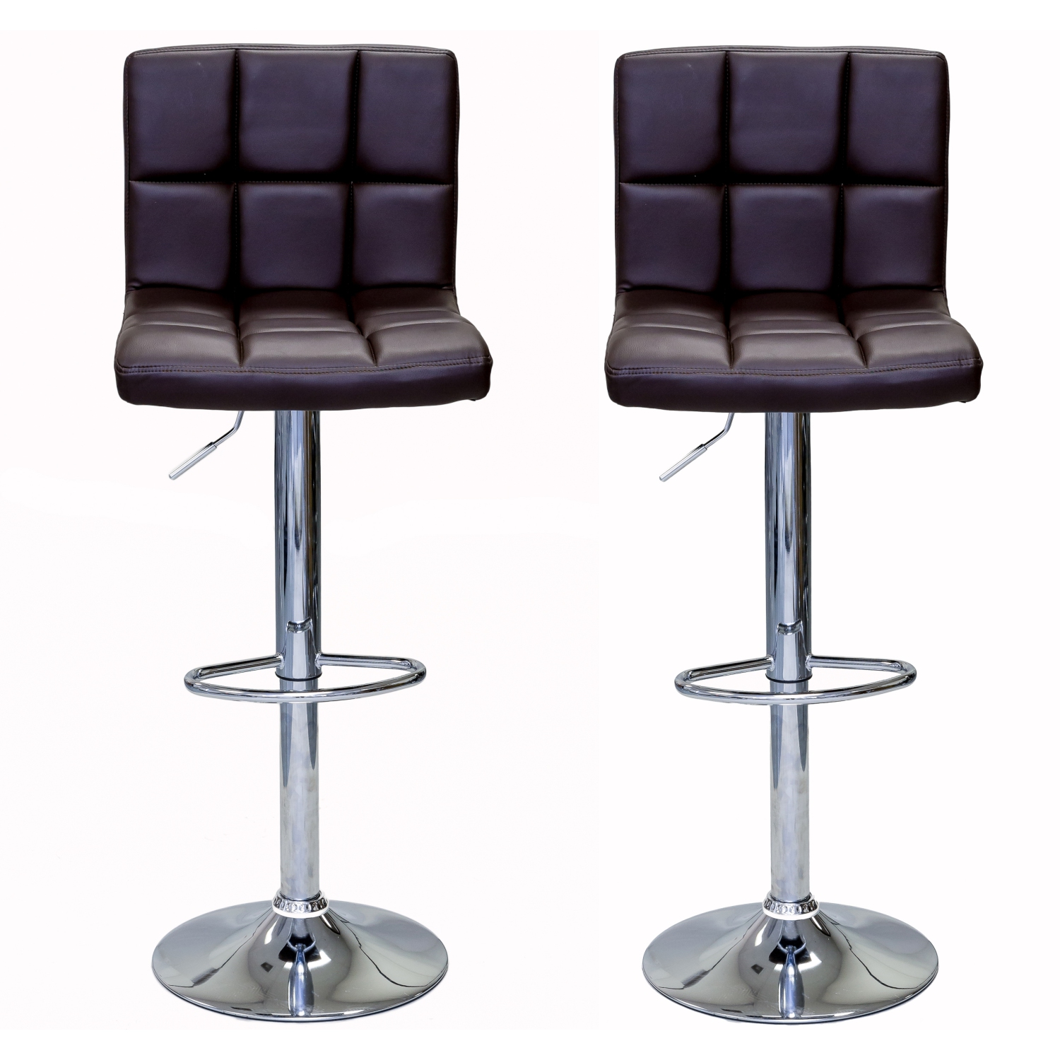 ViscoLogic Liberty Adjustable Bar stools Set of 2