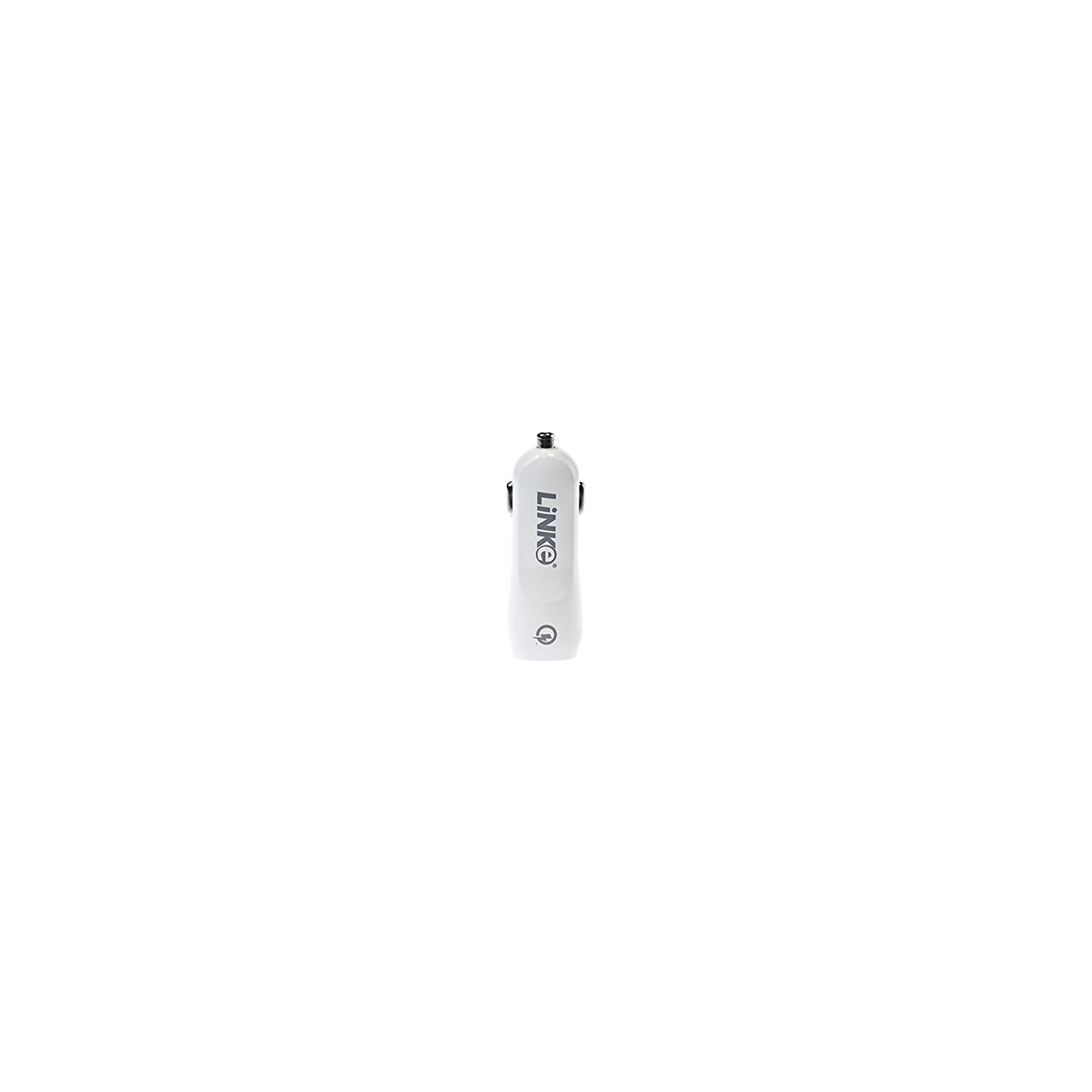 Linke Qualcomm Certified Quick Charge 2.0 USB Car Charger for iPhone / Mobile Phones - White