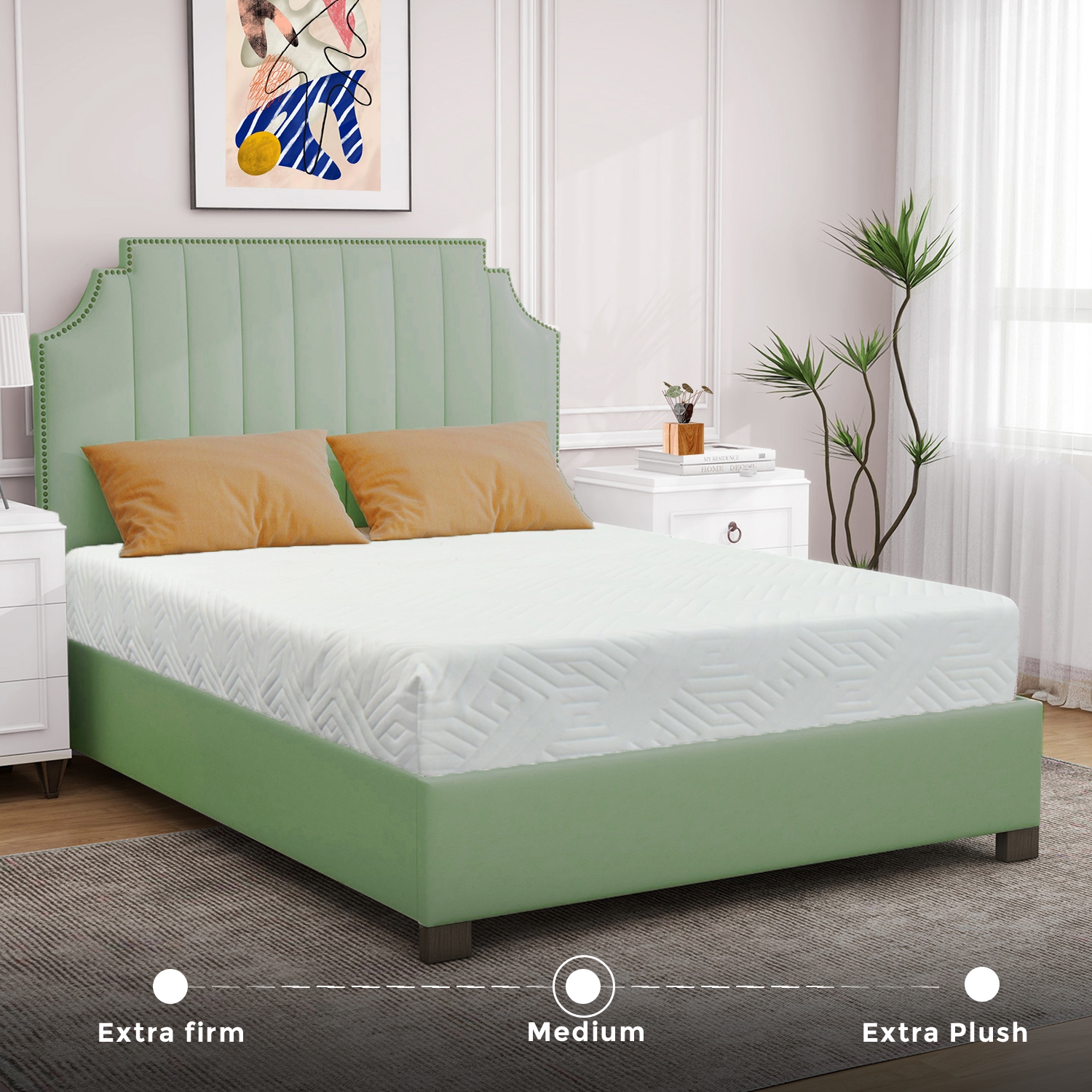 ViscoLogic – matelas double en mousse à mémoire infusée de gel de 10 po TempControl Orthopedic fabriqué au Canada, mousse certifiée CertiPUR-US®,