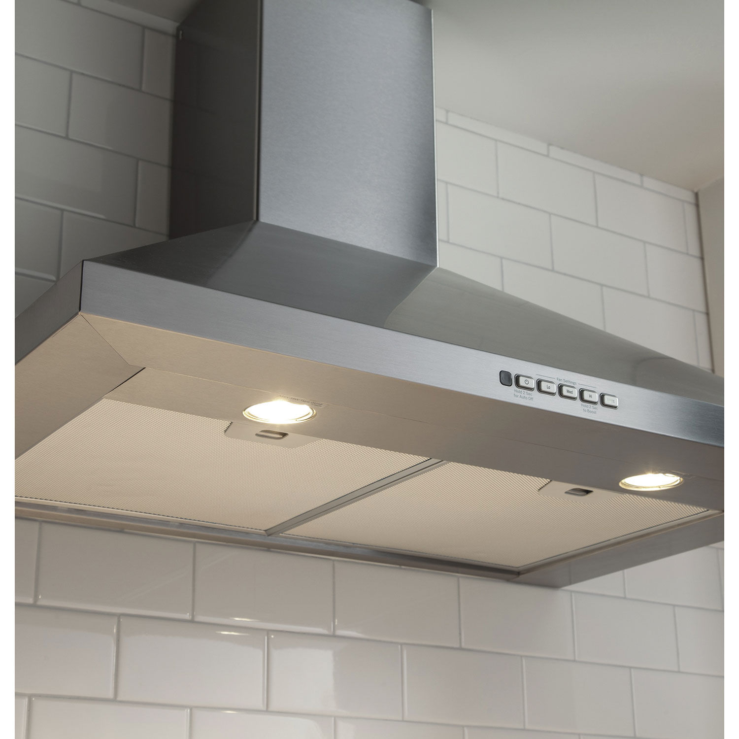 GE 30" Wall Chimney Range Hood - Stainless Steel